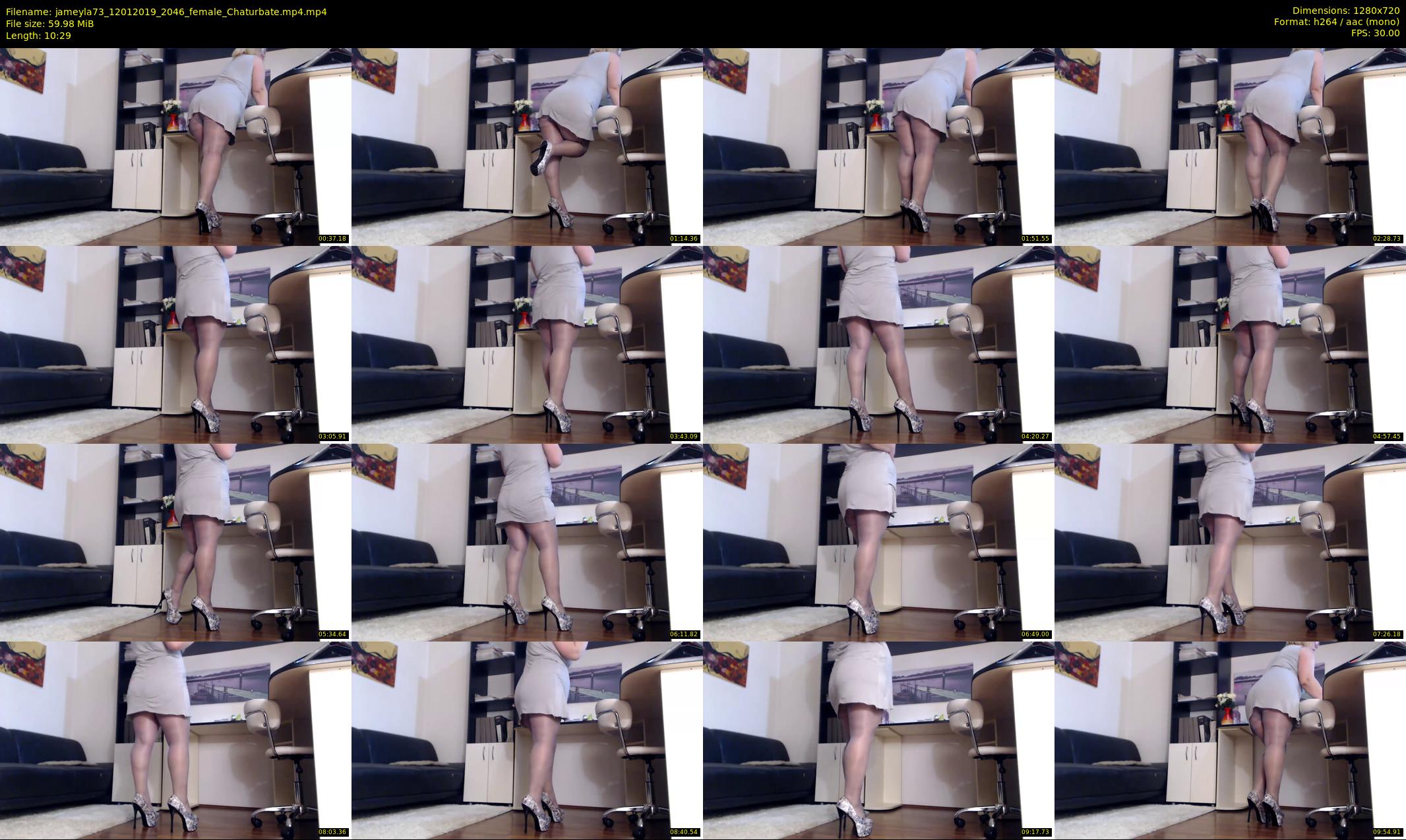 jameyla73 — 11 minute Chaturbate female cam show recording, 720p, Jan 12, 2019