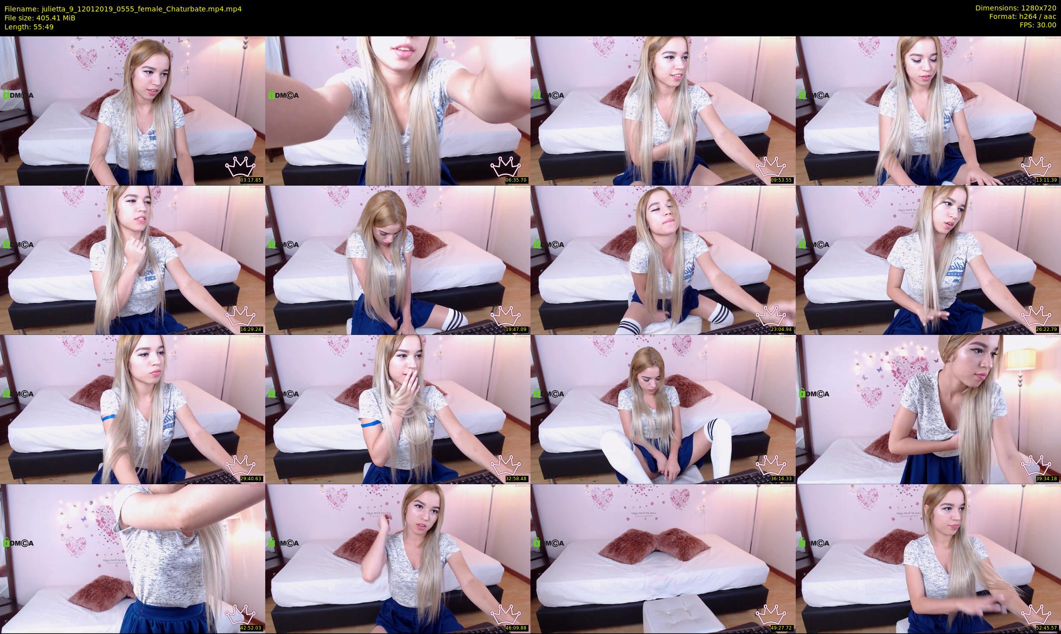 julietta_9 — 56 minute Chaturbate female cam show recording, 720p, Jan 12, 2019