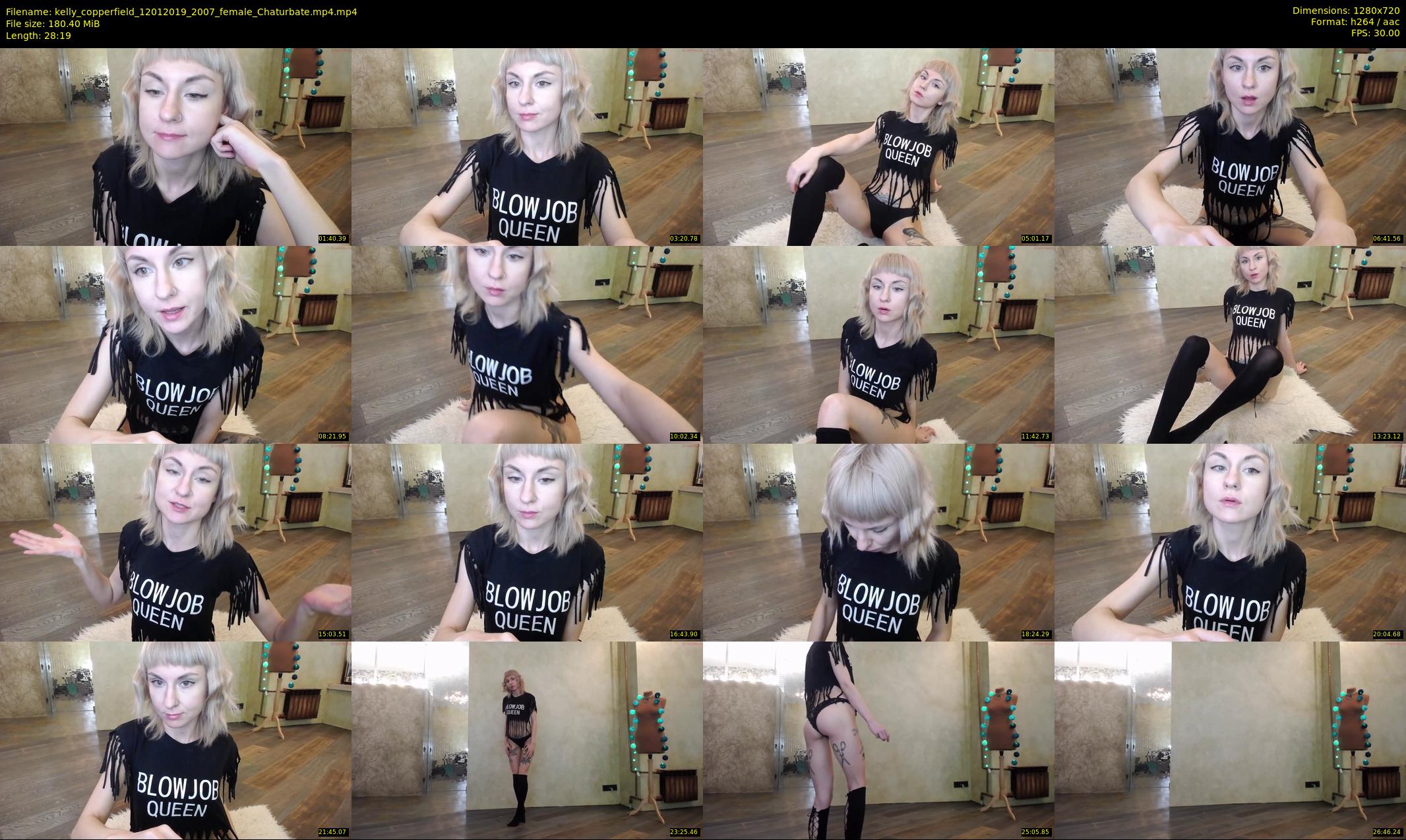 kelly_copperfield — 29 minute Chaturbate female cam show recording, 720p, Jan 12, 2019