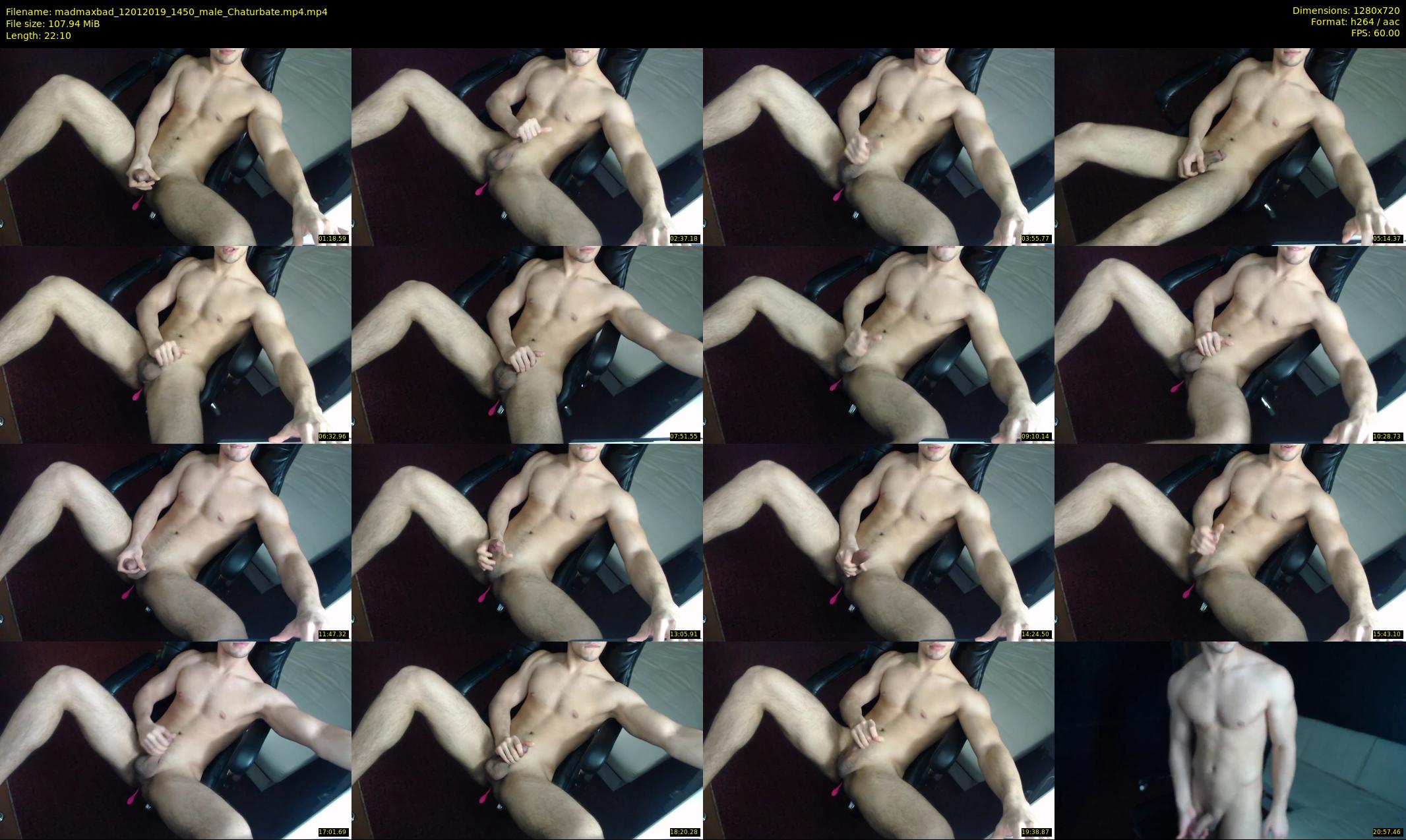 madmaxbad — 23 minute Chaturbate male cam show recording, 720p, Jan 12, 2019