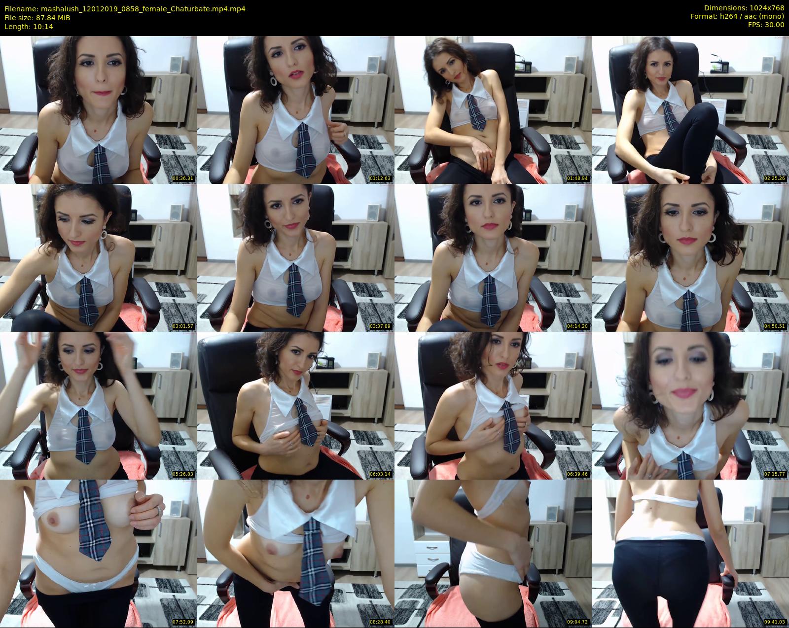 mashalush — 11 minute Chaturbate female cam show recording, 720p, Jan 12, 2019