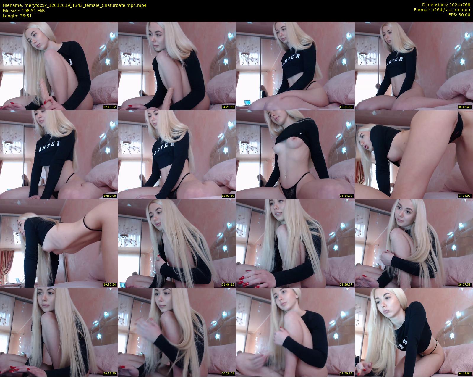 meryfoxxx — 37 minute Chaturbate female cam show recording, 720p, Jan 12, 2019