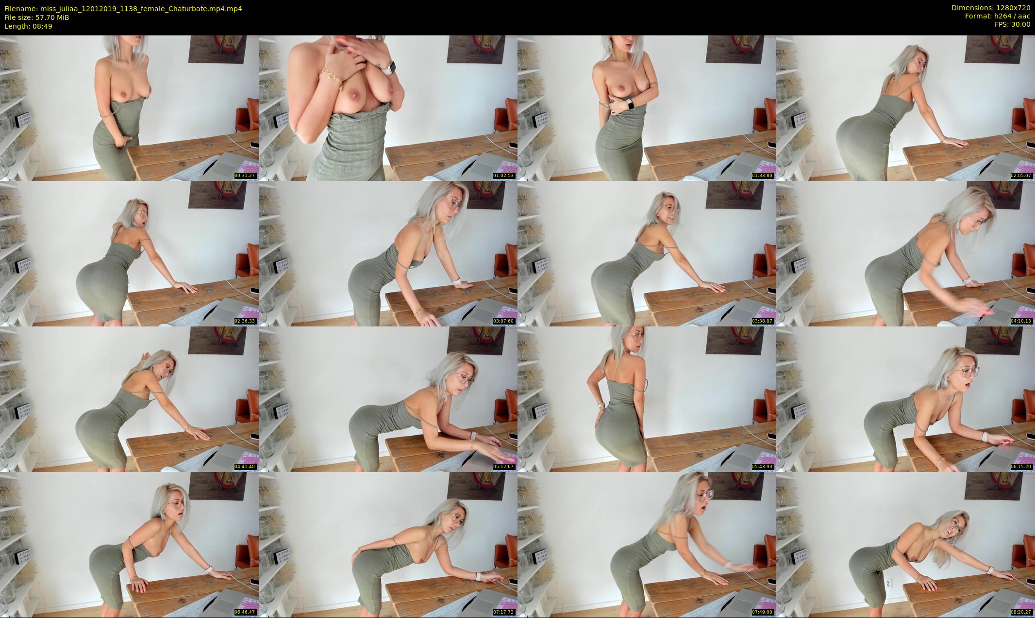 miss_juliaa — 9 minute Chaturbate female cam show recording, 720p, Jan 12, 2019