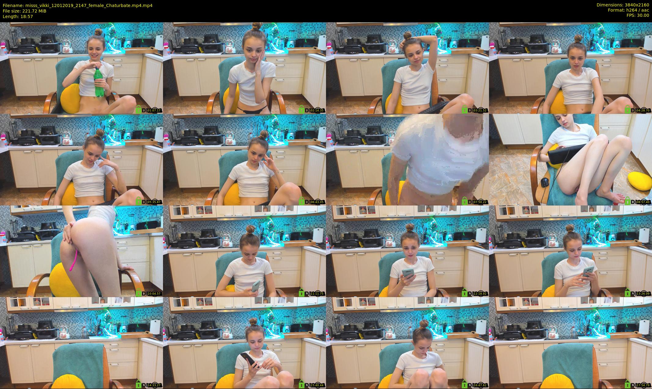 misss_vikki — 19 minute Chaturbate female cam show recording, 4K, Jan 12, 2019