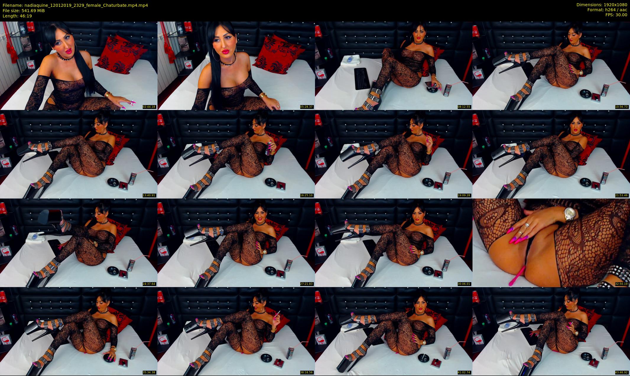 nadiaquine — 47 minute Chaturbate female cam show recording, 1080p, Jan 12, 2019