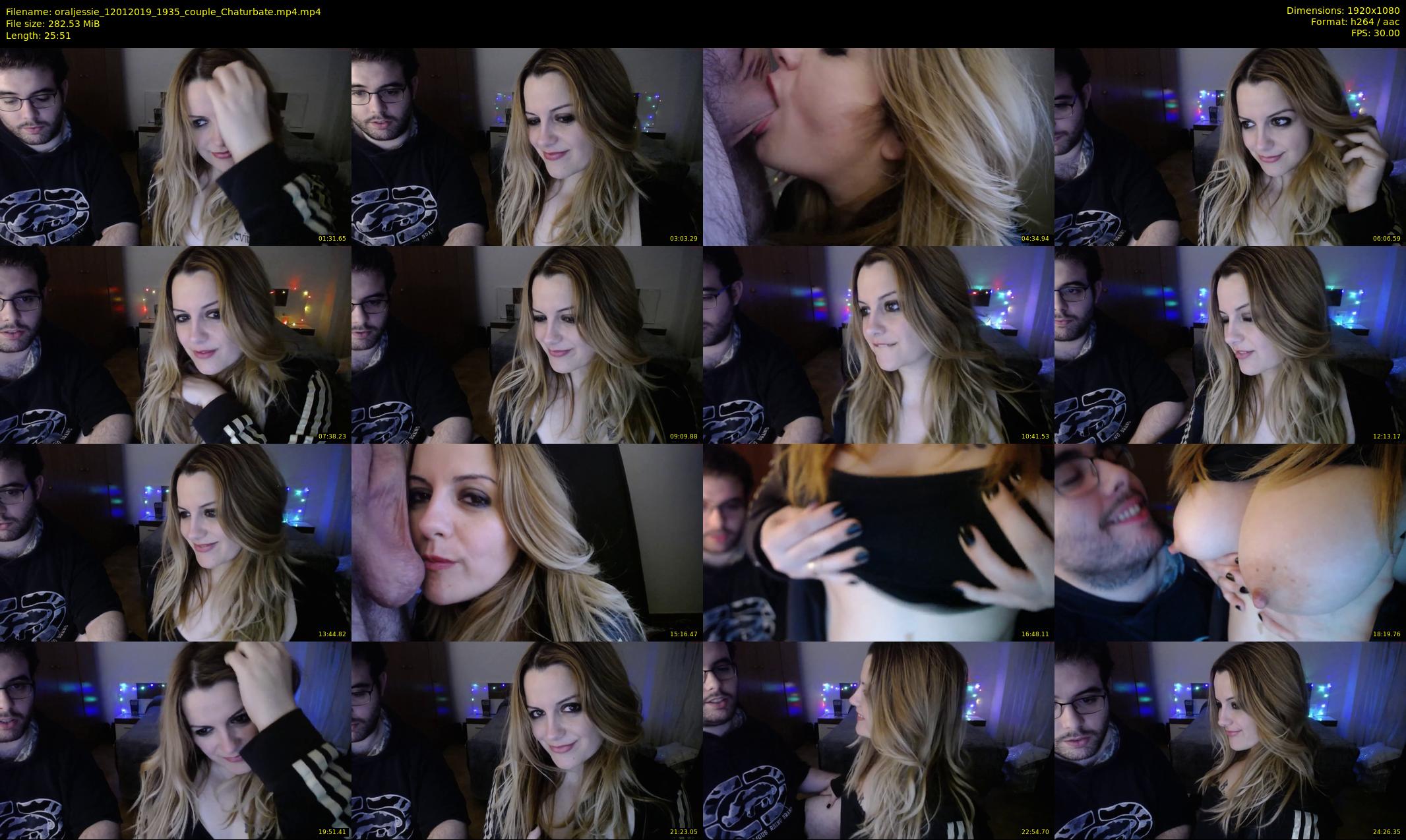 oraljessie — 26 minute Chaturbate couple cam show recording, 1080p, Jan 12, 2019