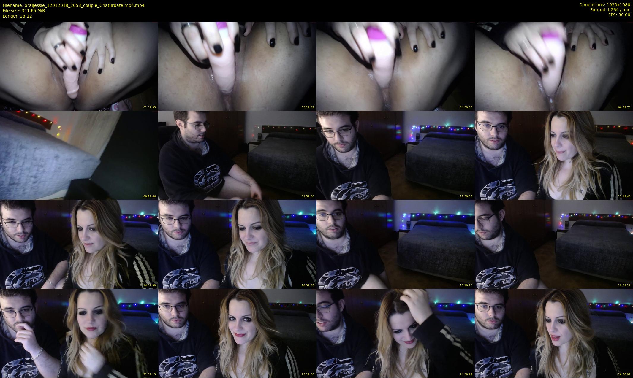 oraljessie — 29 minute Chaturbate couple cam show recording, 1080p, Jan 12, 2019