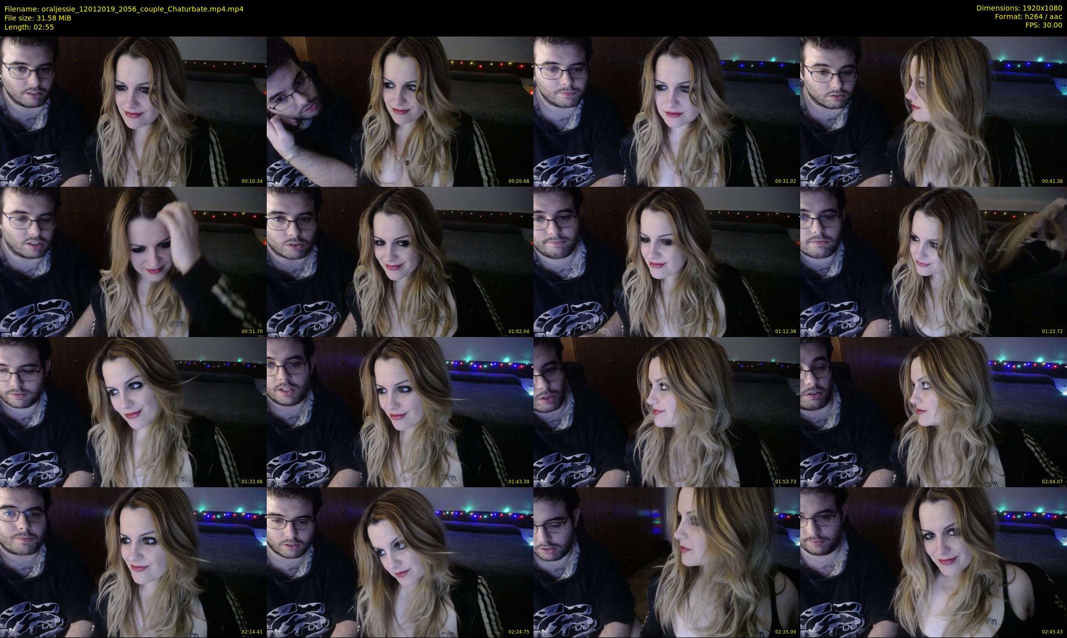 oraljessie — 3 minute Chaturbate couple cam show recording, 1080p, Jan 12, 2019