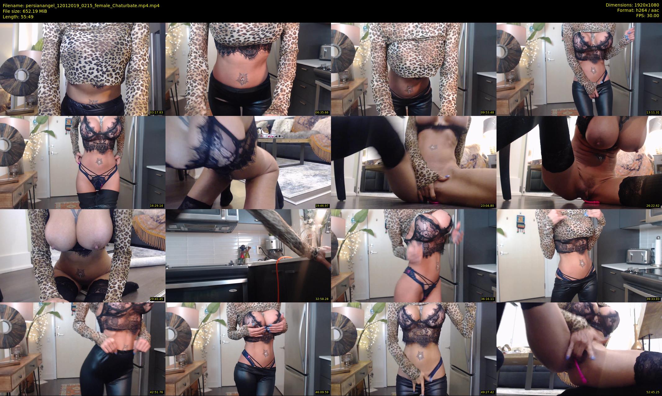 persianangel — 56 minute Chaturbate female cam show recording, 1080p, Jan 12, 2019