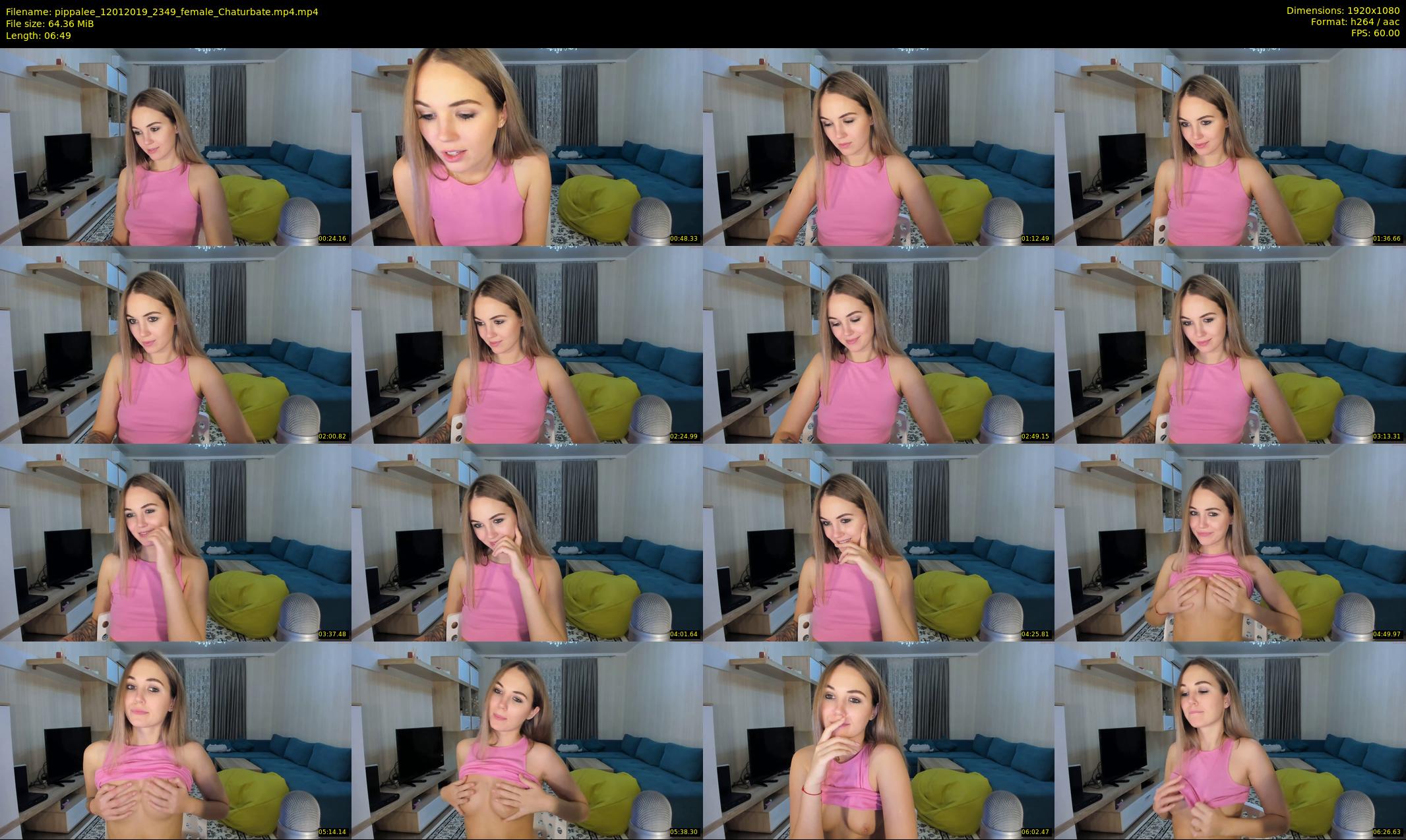 pippalee — 7 minute Chaturbate female cam show recording, 1080p, Jan 12, 2019