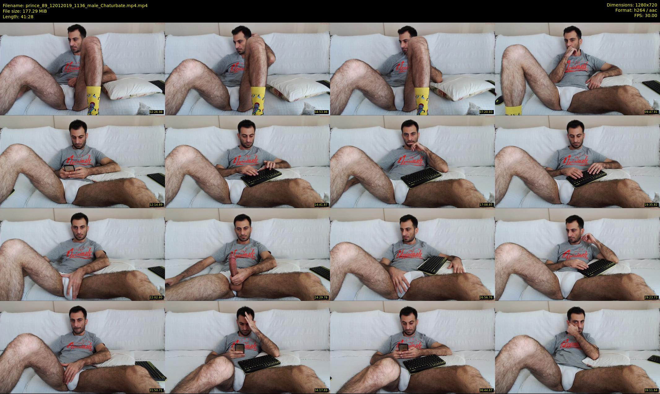 prince_89 — 42 minute Chaturbate male cam show recording, 720p, Jan 12, 2019
