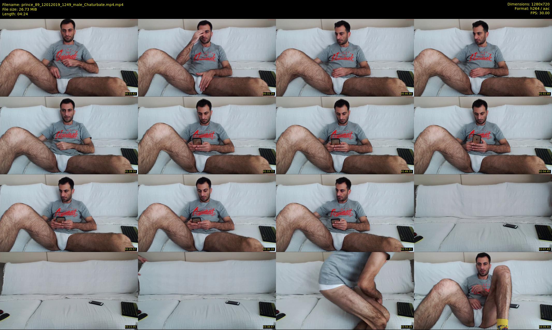 prince_89 — 5 minute Chaturbate male cam show recording, 720p, Jan 12, 2019