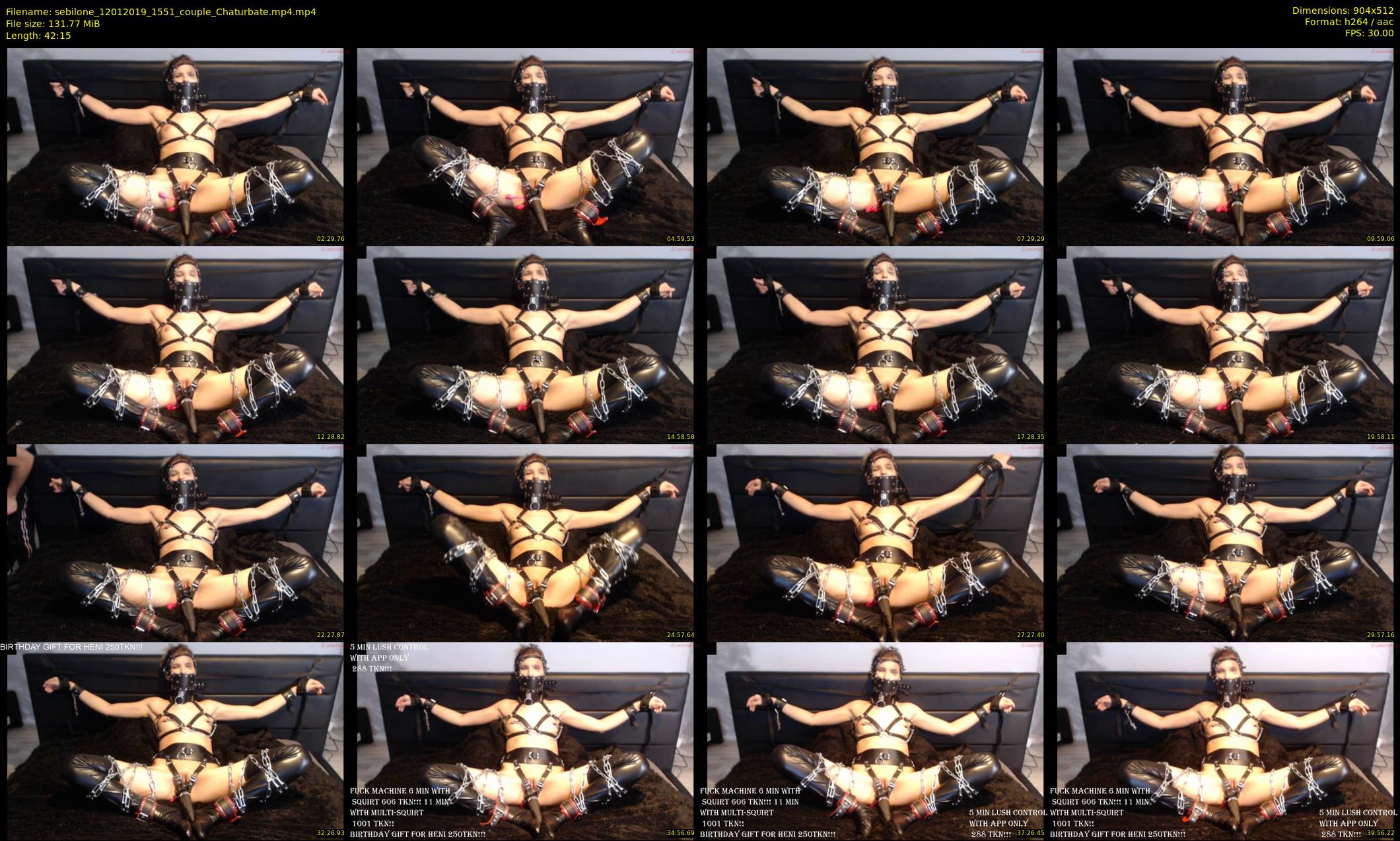 sebilone — 43 minute Chaturbate couple cam show recording, 480p, Jan 12, 2019
