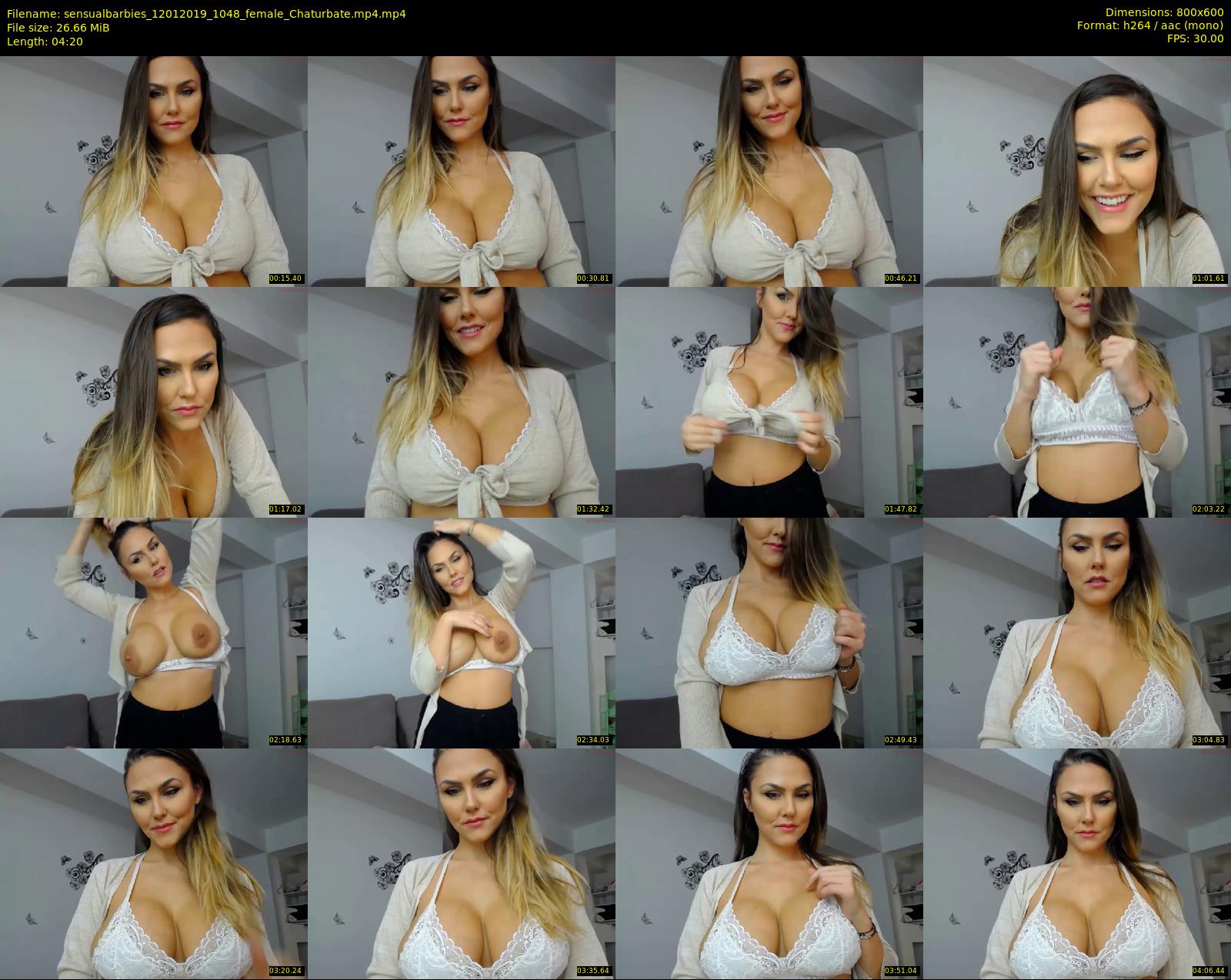 sensualbarbies — 5 minute Chaturbate female cam show recording, 480p, Jan 12, 2019