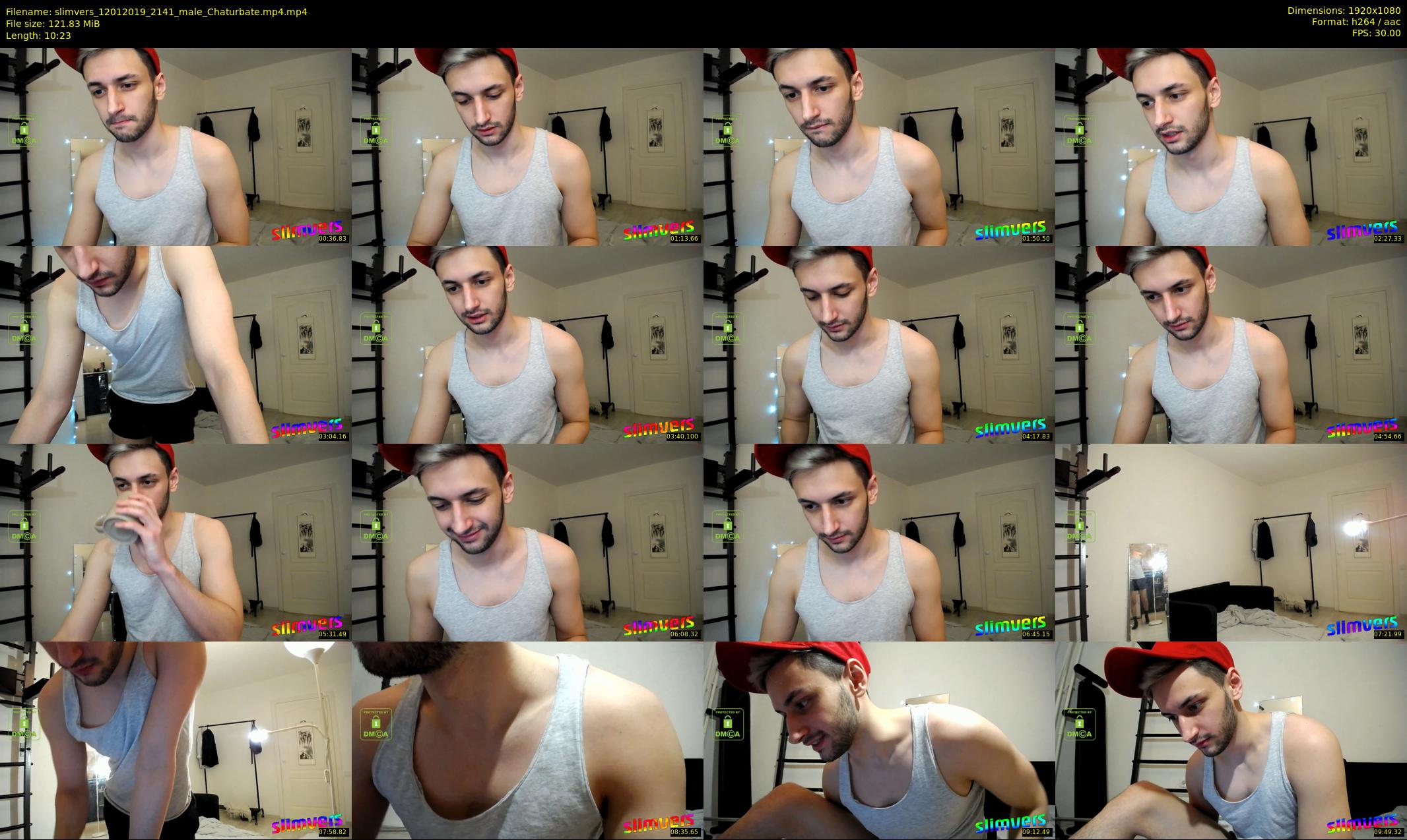 slimvers — 11 minute Chaturbate male cam show recording, 1080p, Jan 12, 2019