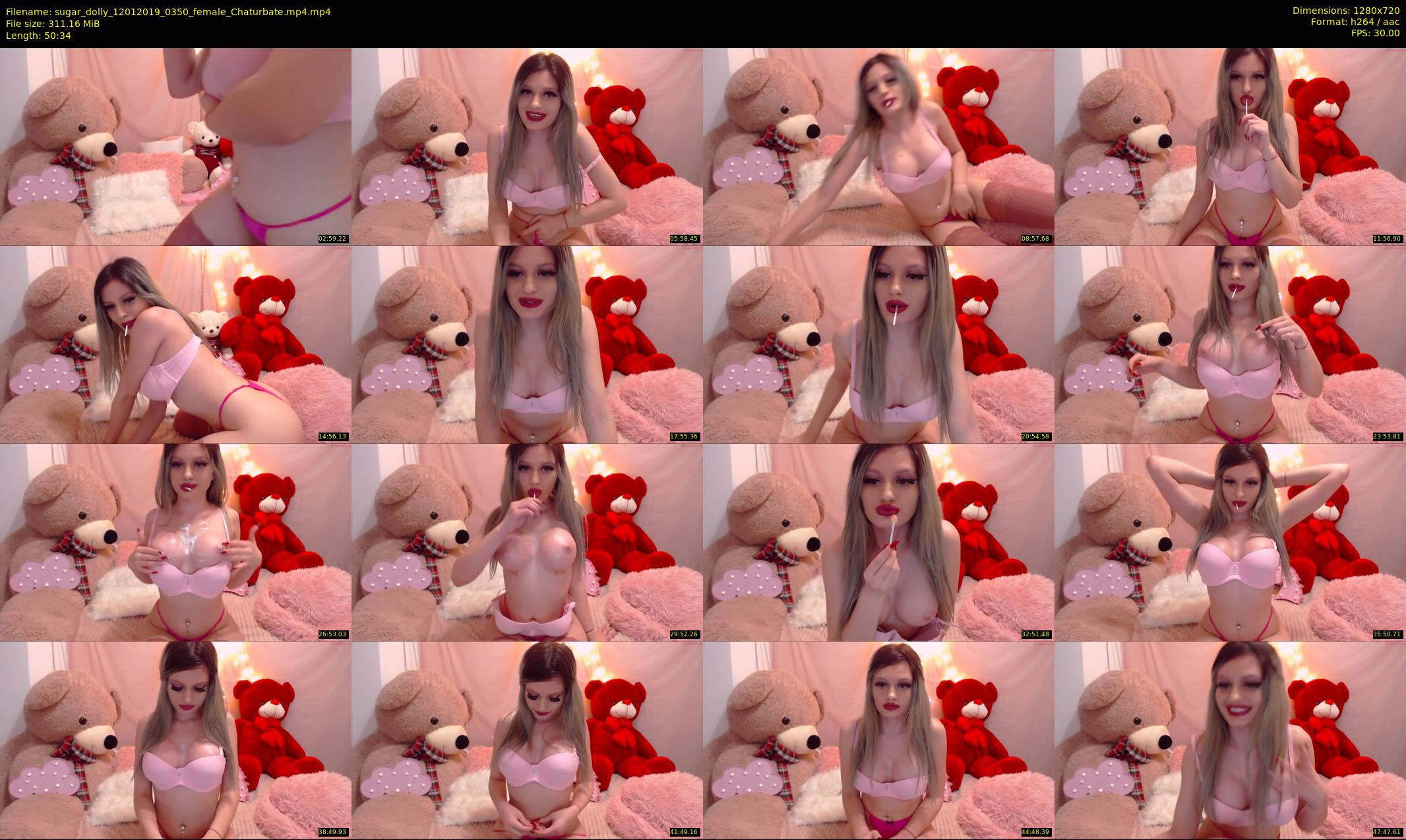 sugar_dolly — 51 minute Chaturbate female cam show recording, 720p, Jan 12, 2019