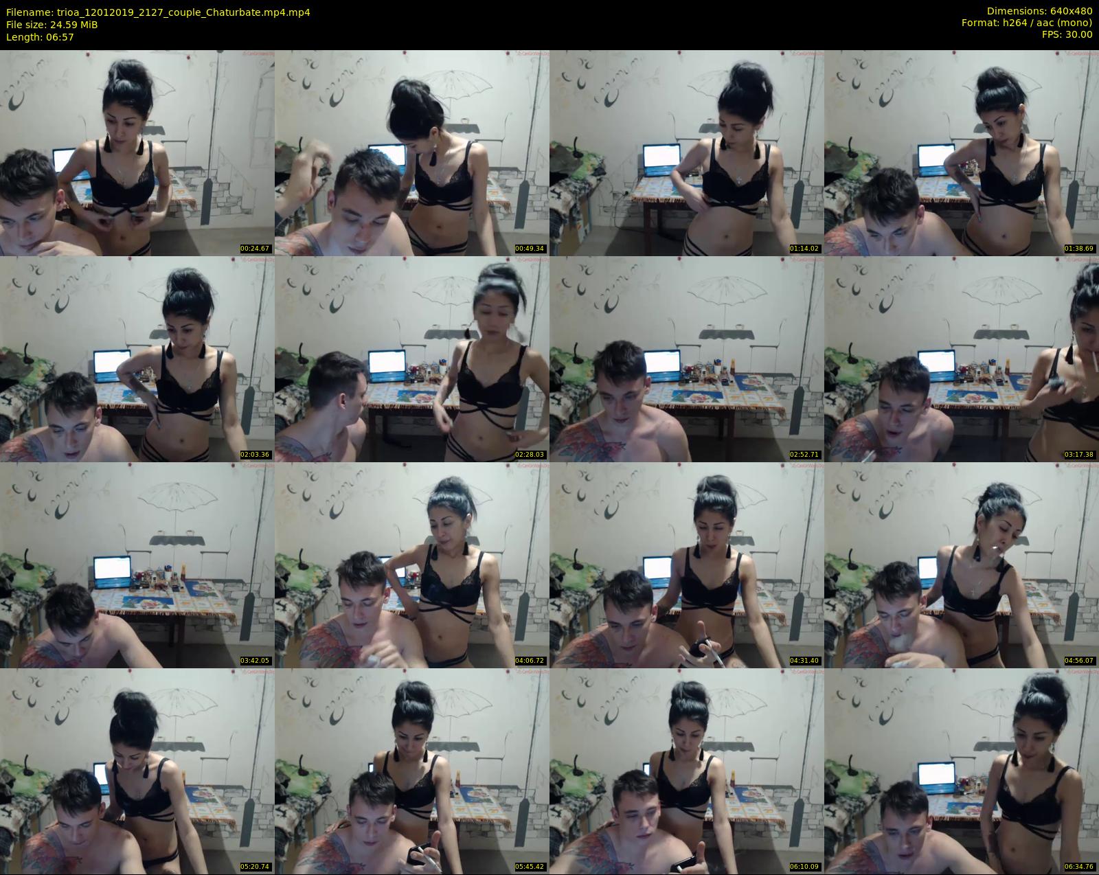 trioa — 7 minute Chaturbate couple cam show recording, 480p, Jan 12, 2019