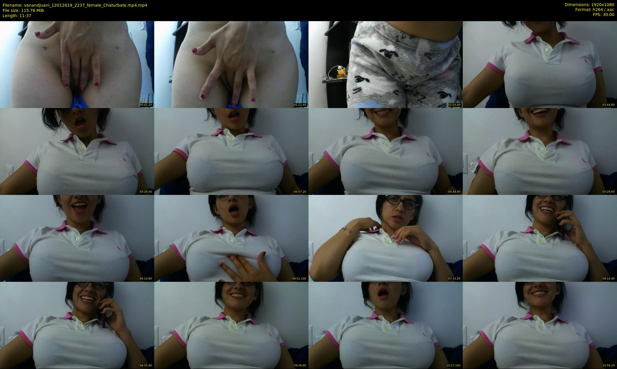 vanandjuani — 12 minute Chaturbate female cam show recording, 1080p, Jan 12, 2019