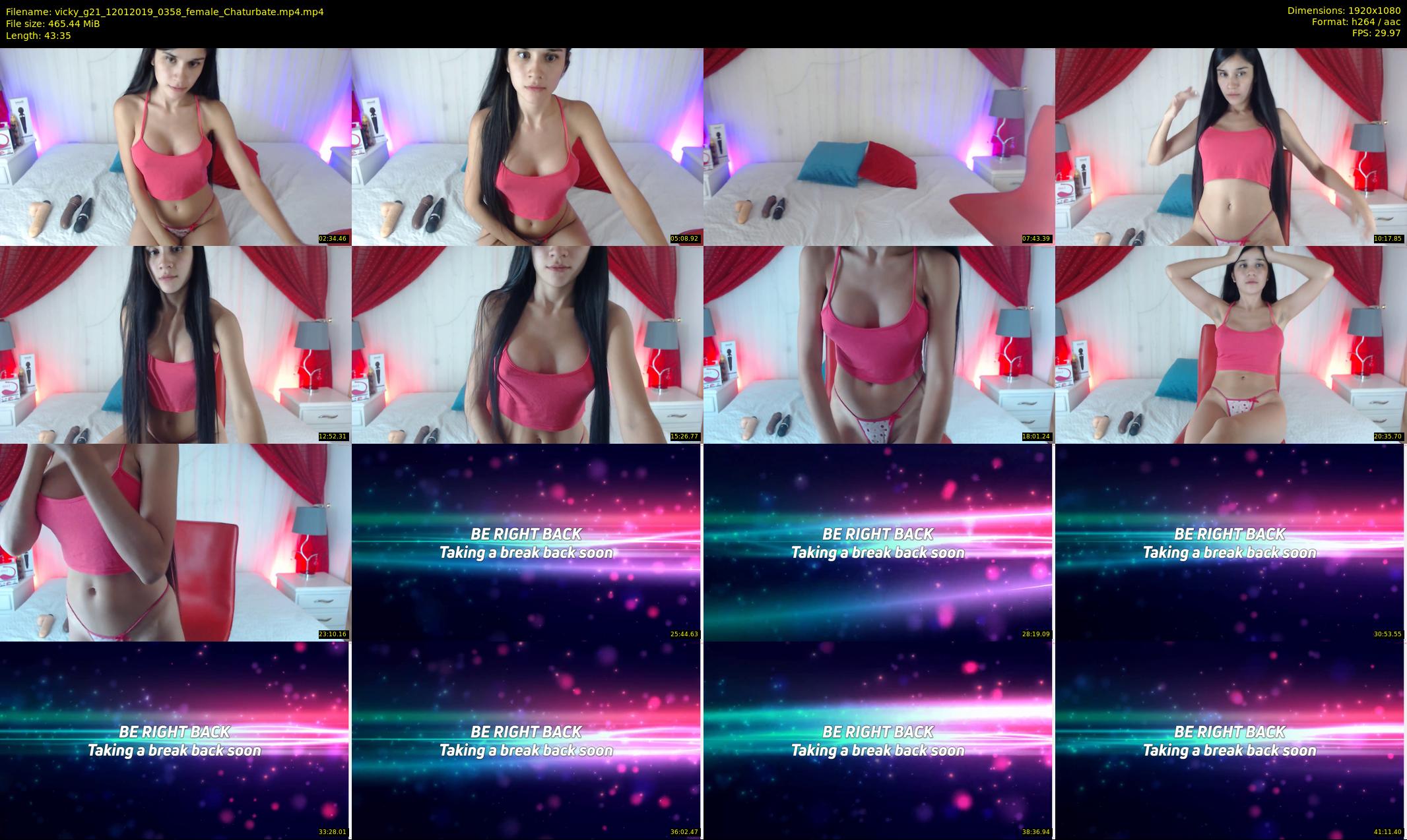 vicky_g21 — 44 minute Chaturbate female cam show recording, 1080p, Jan 12, 2019