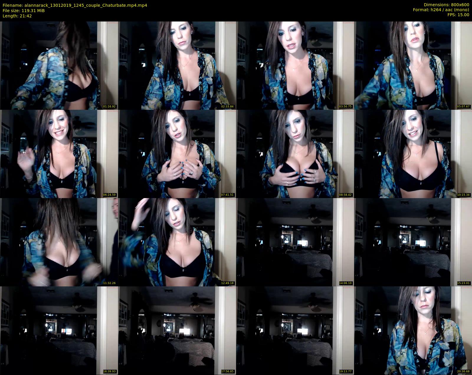 alannarack — 22 minute Chaturbate female cam show recording, 480p, Jan 13, 2019