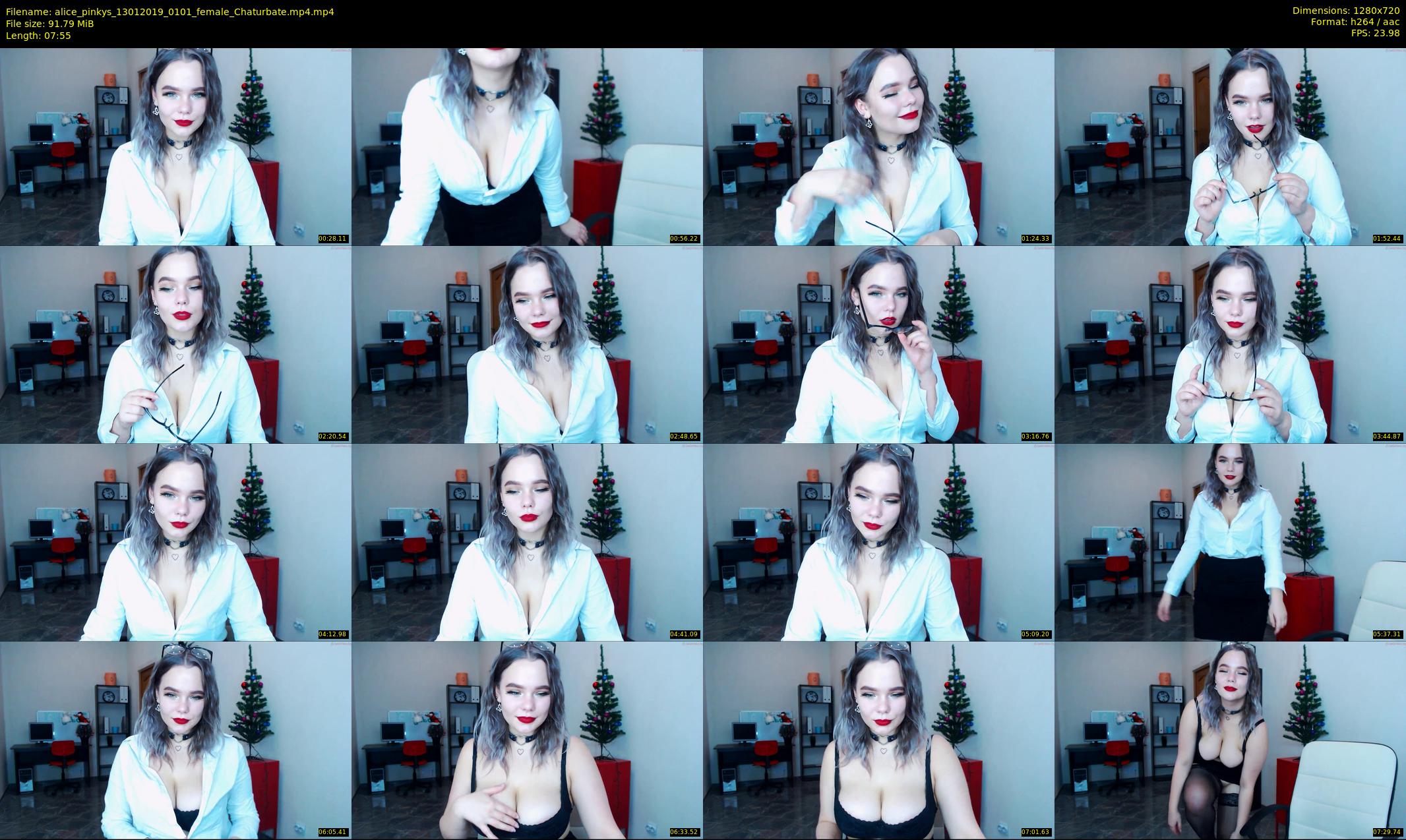 alice_pinkys — 8 minute Chaturbate female cam show recording, 720p, Jan 13, 2019