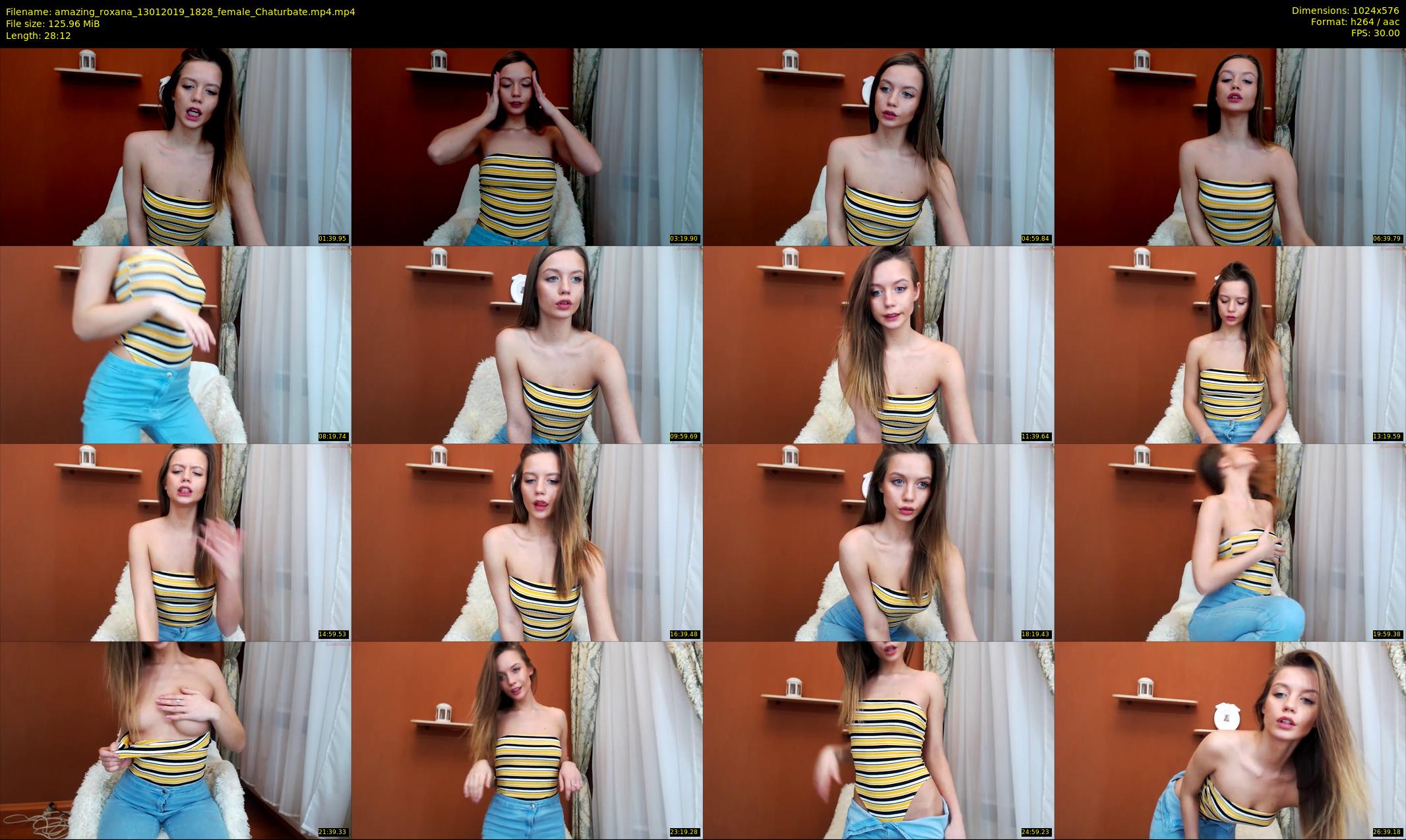 amazing_roxana — 29 minute Chaturbate female cam show recording, 480p, Jan 13, 2019