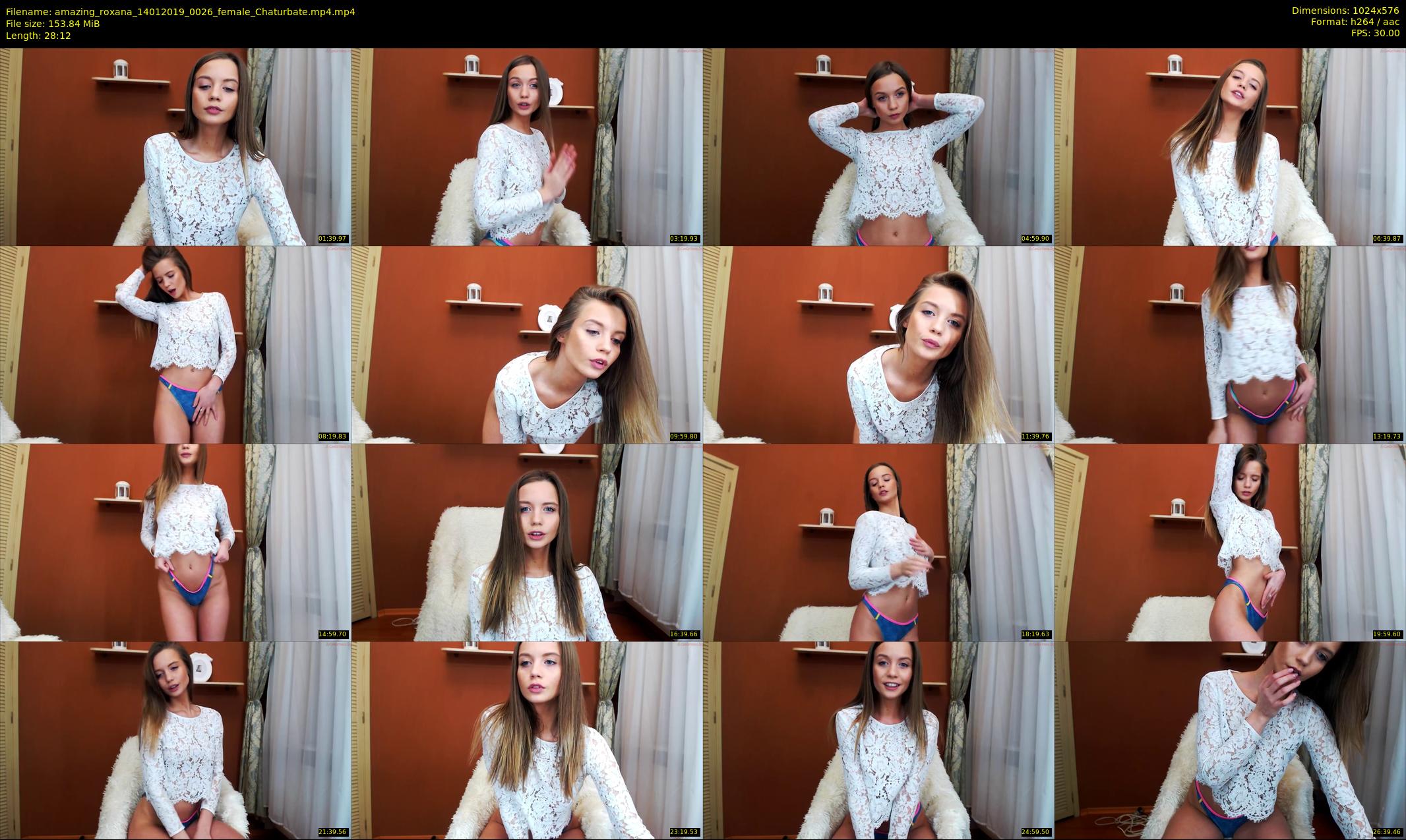 amazing_roxana — 29 minute Chaturbate female cam show recording, 480p, Jan 14, 2019