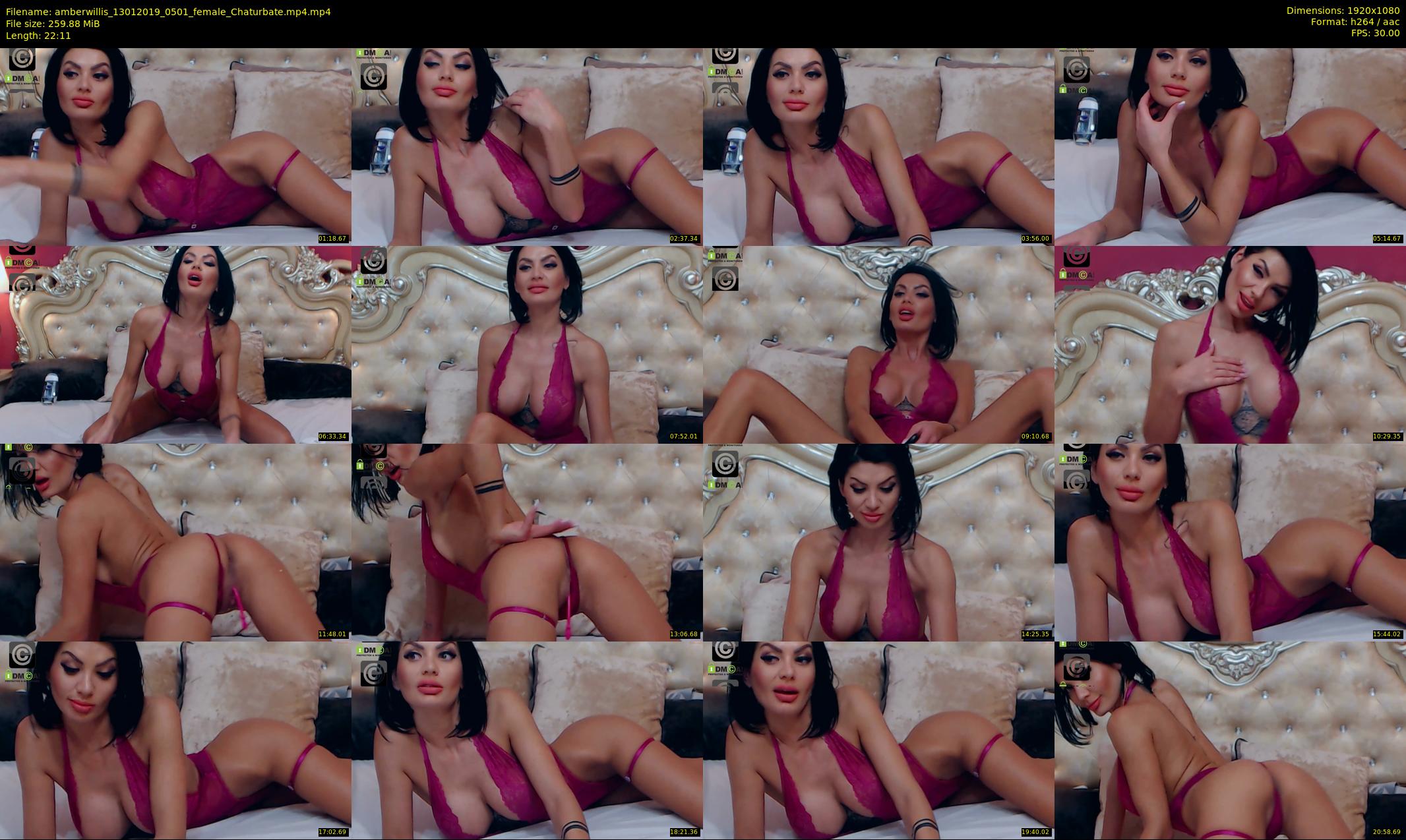 amberwillis — 23 minute Chaturbate female cam show recording, 1080p, Jan 13, 2019