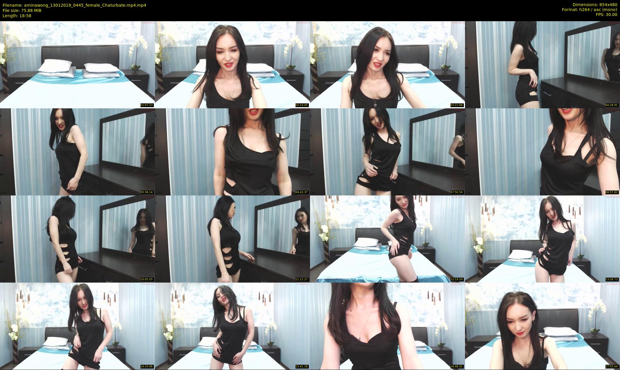 aminawong — 19 minute Chaturbate female cam show recording, 480p, Jan 13, 2019