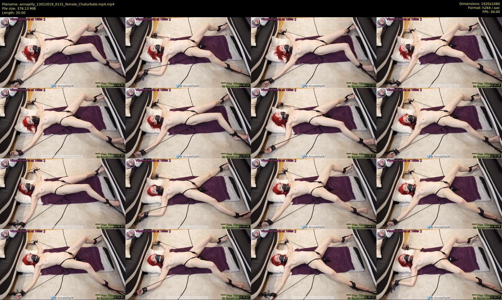 annajelly — 35 minute Chaturbate couple cam show recording, 1080p, Jan 13, 2019