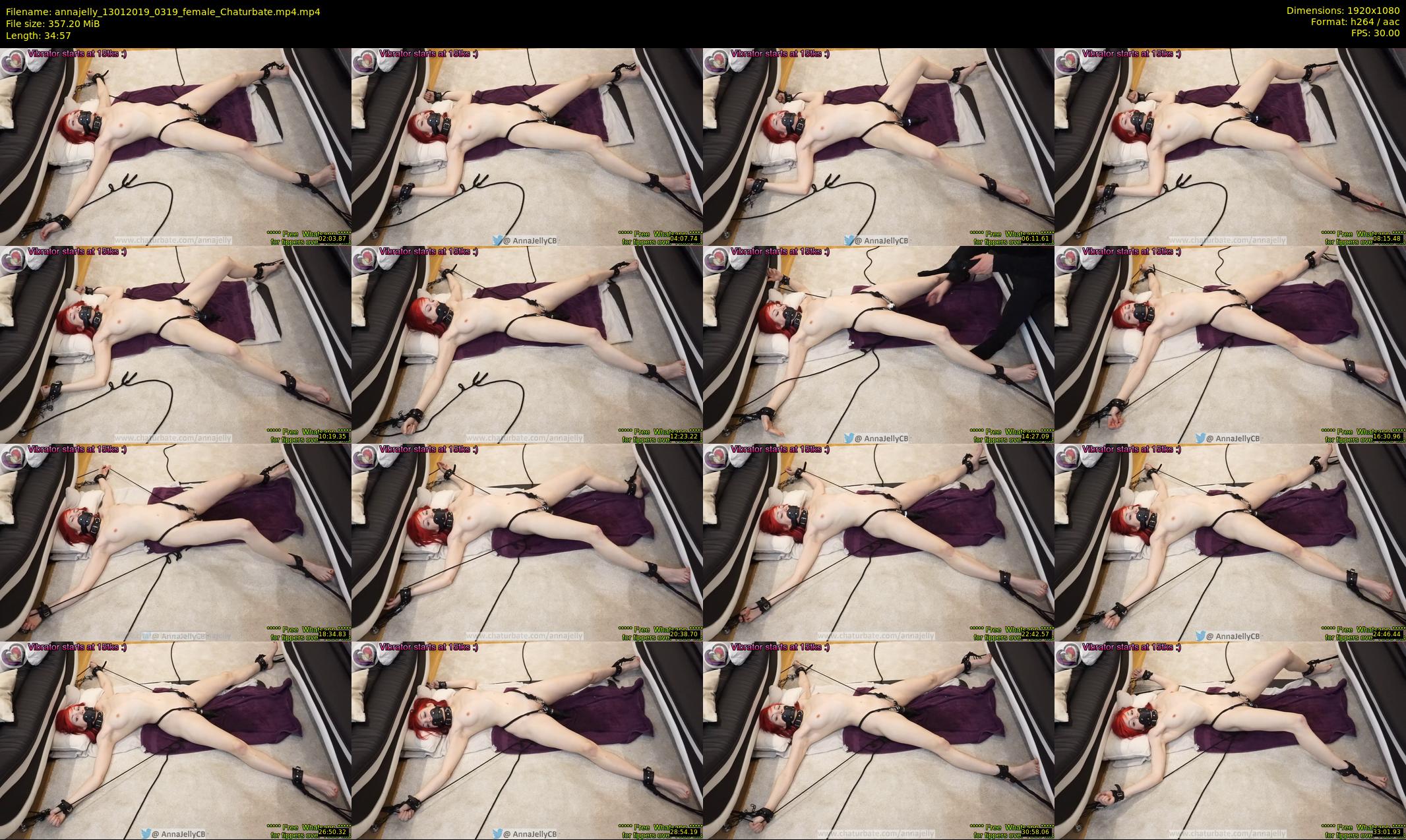 annajelly — 35 minute Chaturbate couple cam show recording, 1080p, Jan 13, 2019