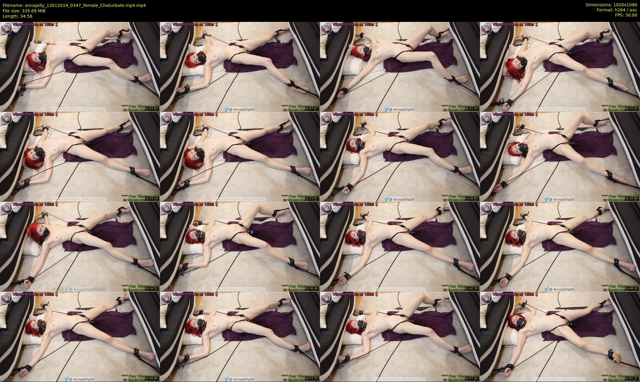 annajelly — 35 minute Chaturbate couple cam show recording, 1080p, Jan 13, 2019