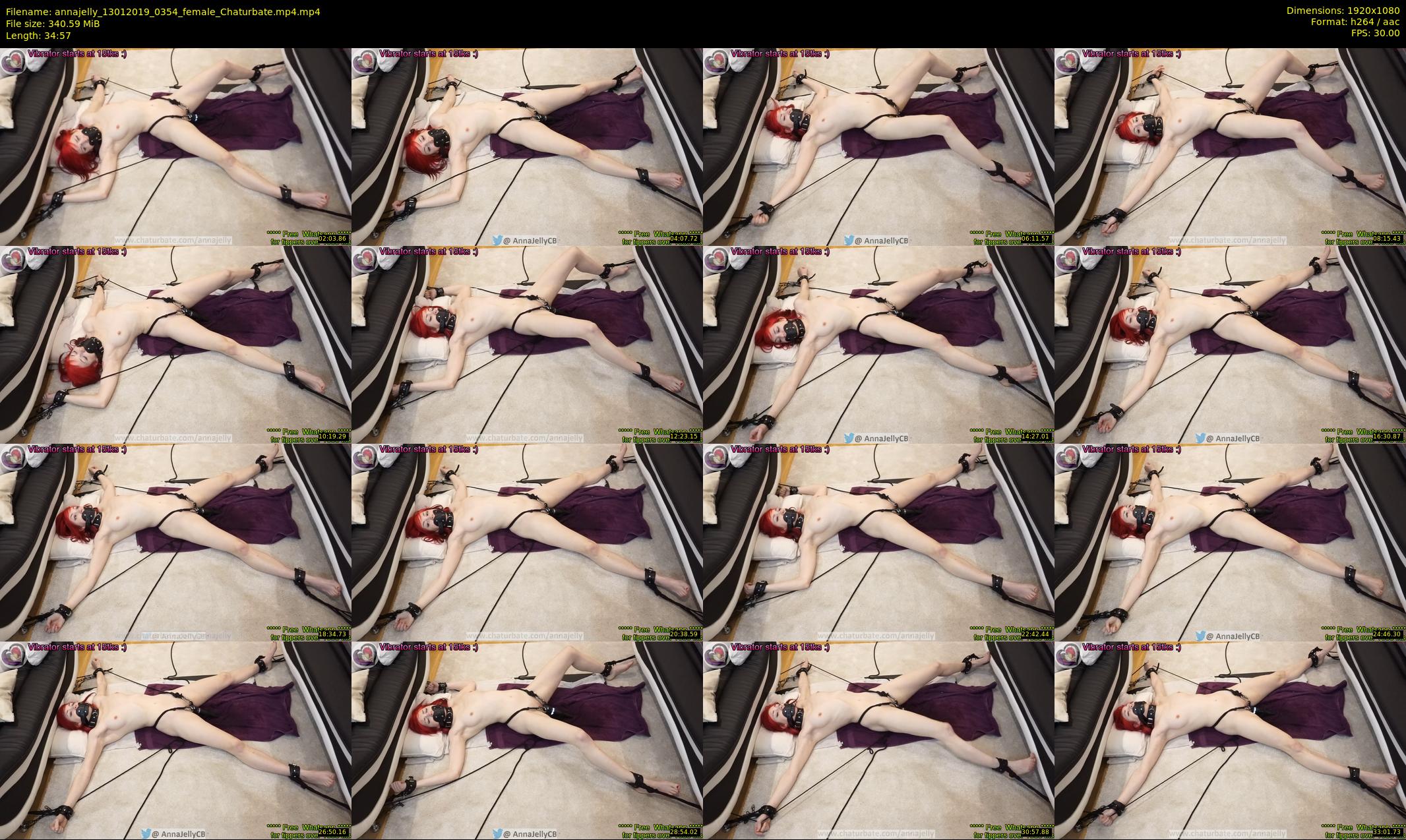 annajelly — 35 minute Chaturbate couple cam show recording, 1080p, Jan 13, 2019