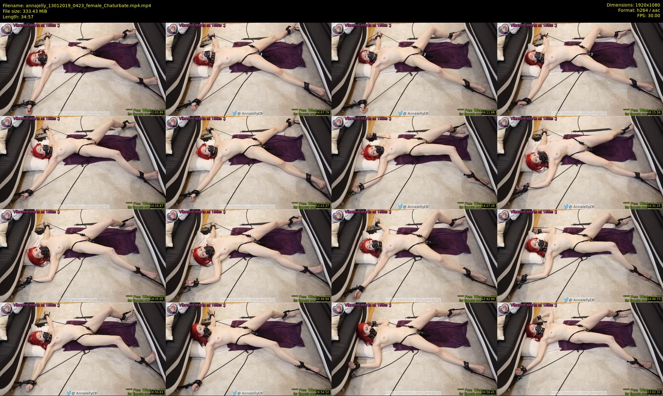 annajelly — 35 minute Chaturbate couple cam show recording, 1080p, Jan 13, 2019