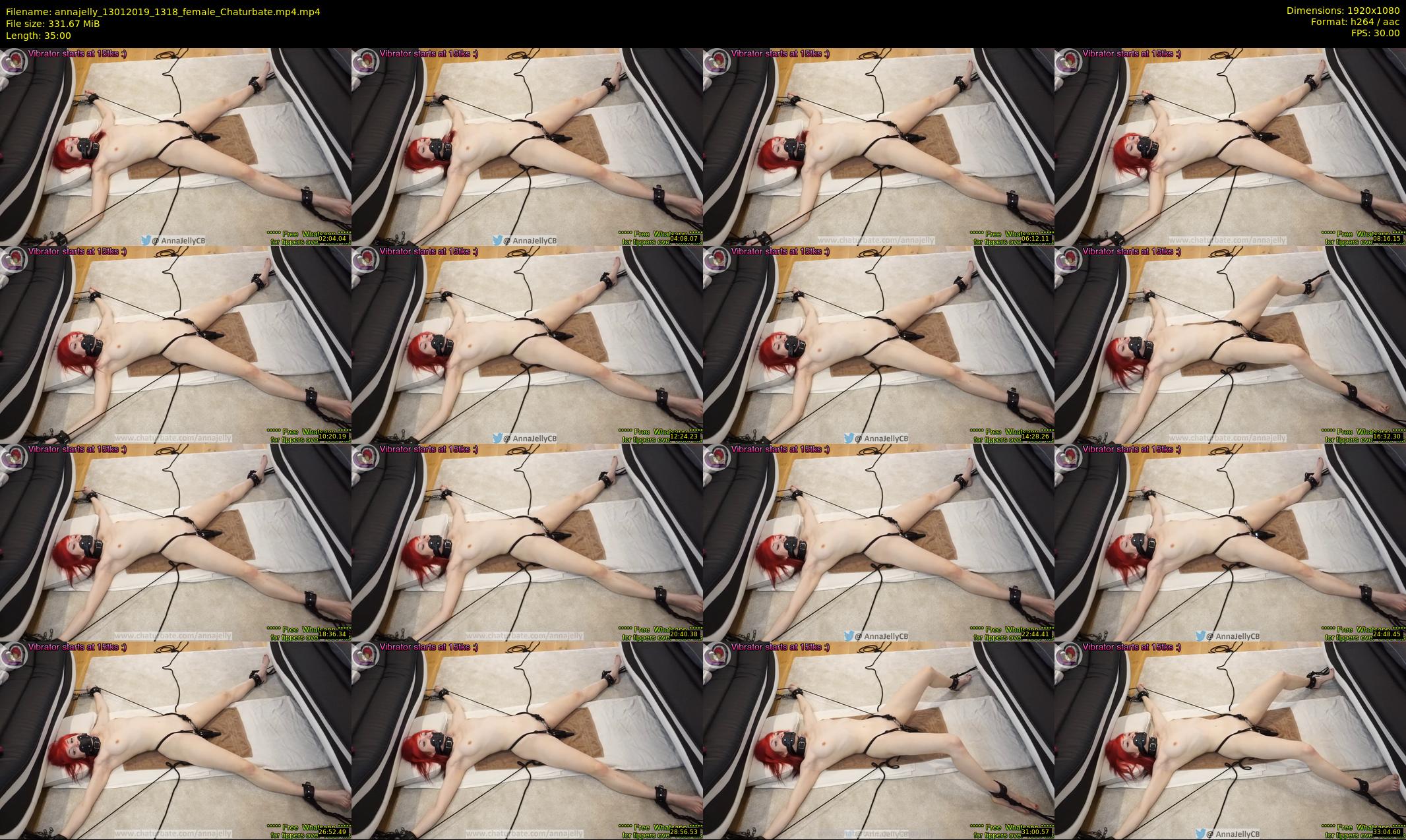 annajelly — 35 minute Chaturbate couple cam show recording, 1080p, Jan 13, 2019