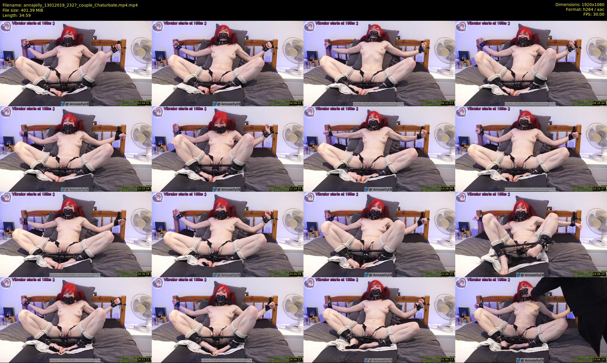 annajelly — 35 minute Chaturbate couple cam show recording, 1080p, Jan 13, 2019