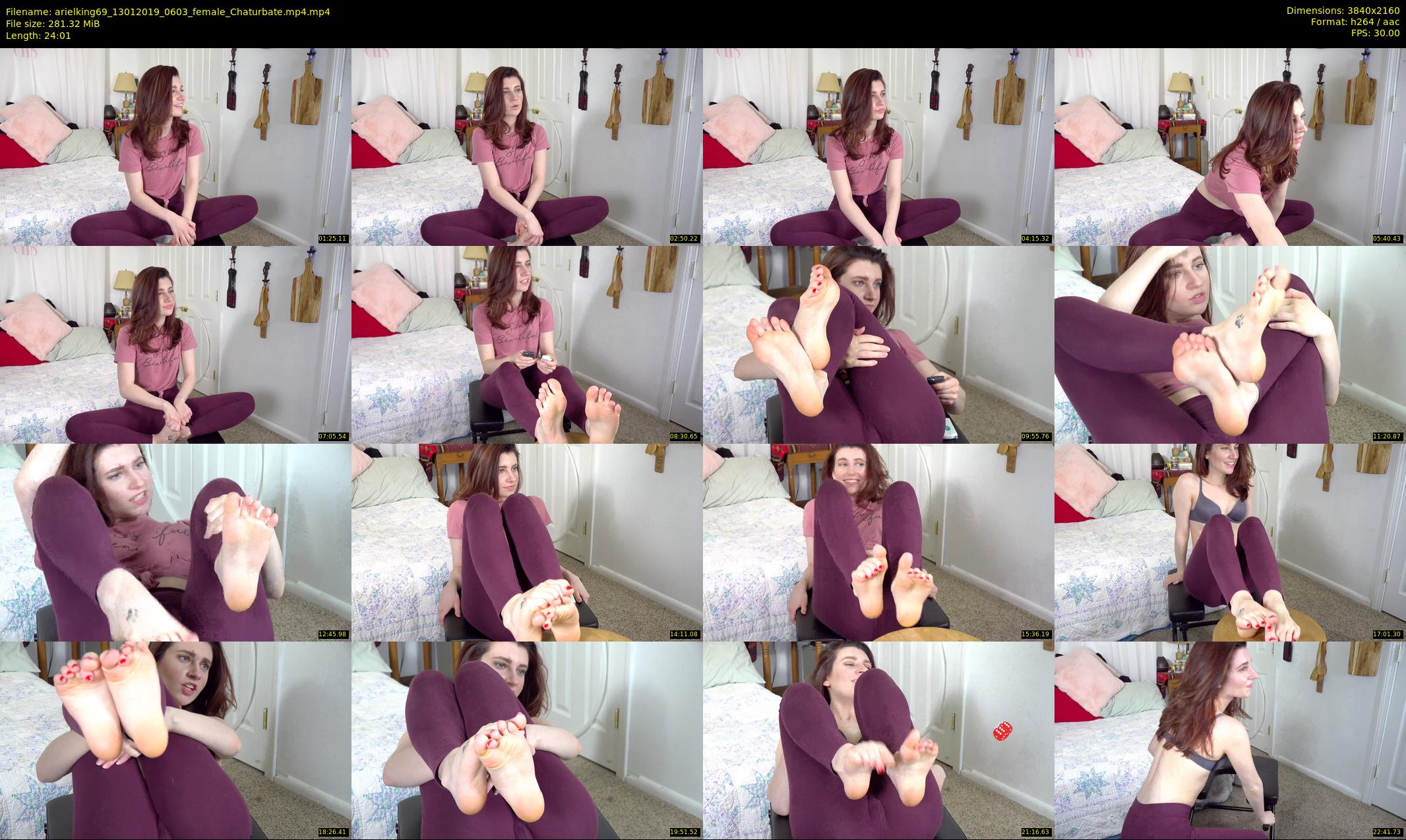 arielking69 — 25 minute Chaturbate female cam show recording, 4K, Jan 13, 2019