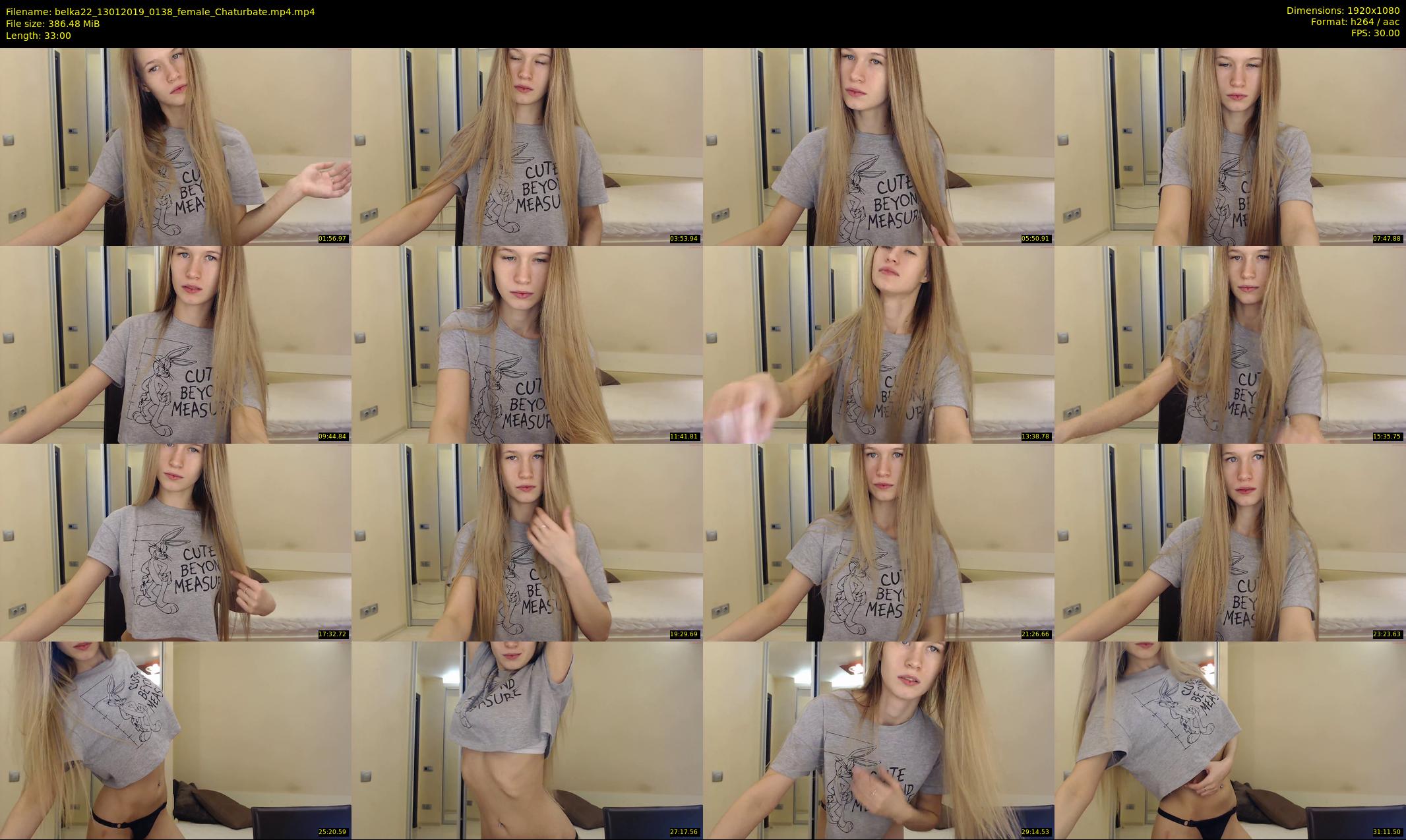 belka22 — 33 minute Chaturbate female cam show recording, 1080p, Jan 13, 2019