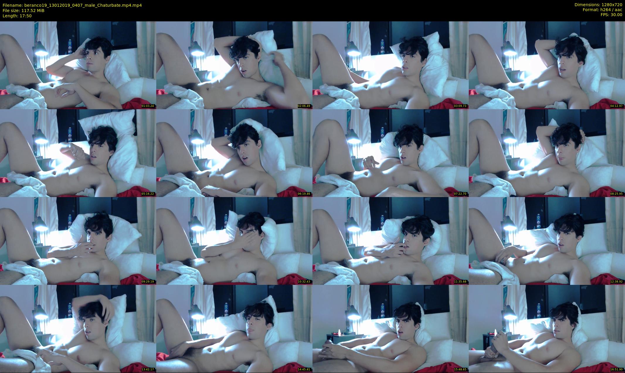 beranco19 — 18 minute Chaturbate male cam show recording, 720p, Jan 13, 2019
