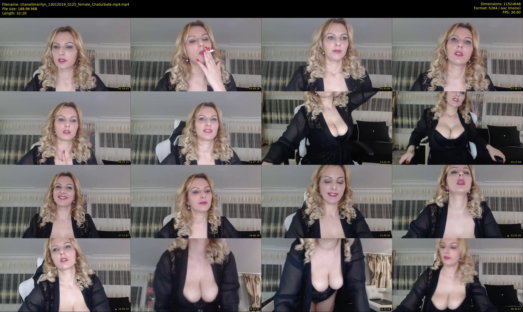chanellmarilyn — 33 minute Chaturbate female cam show recording, 480p, Jan 13, 2019