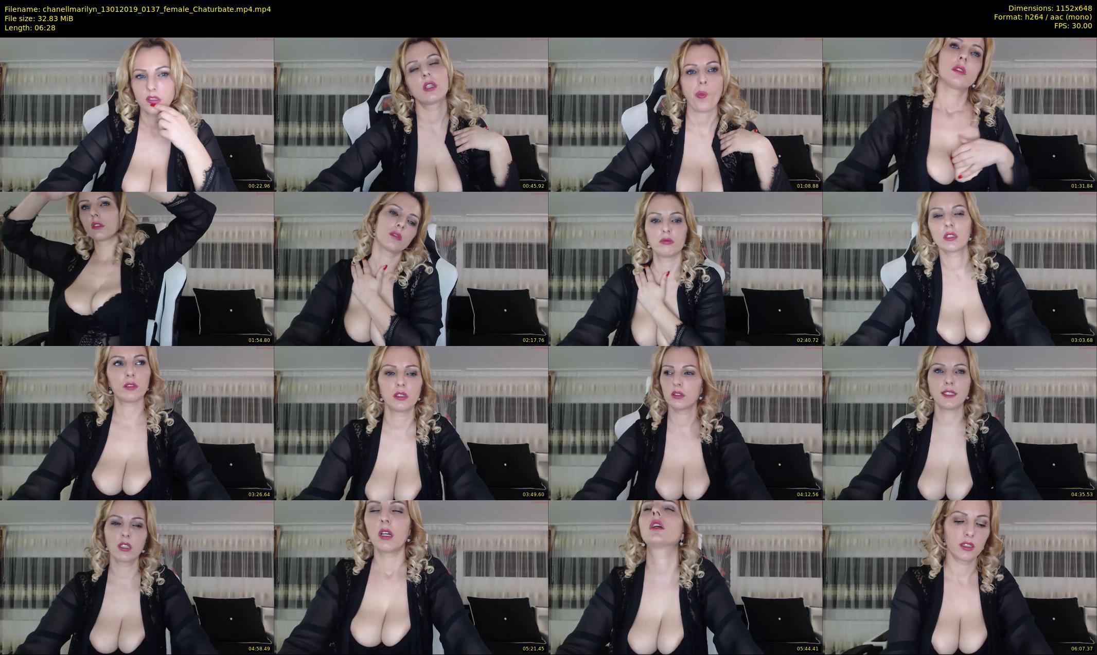 chanellmarilyn — 7 minute Chaturbate female cam show recording, 480p, Jan 13, 2019
