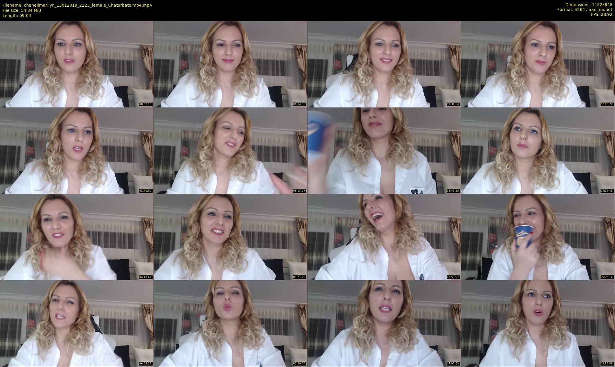 chanellmarilyn — 10 minute Chaturbate female cam show recording, 480p, Jan 13, 2019