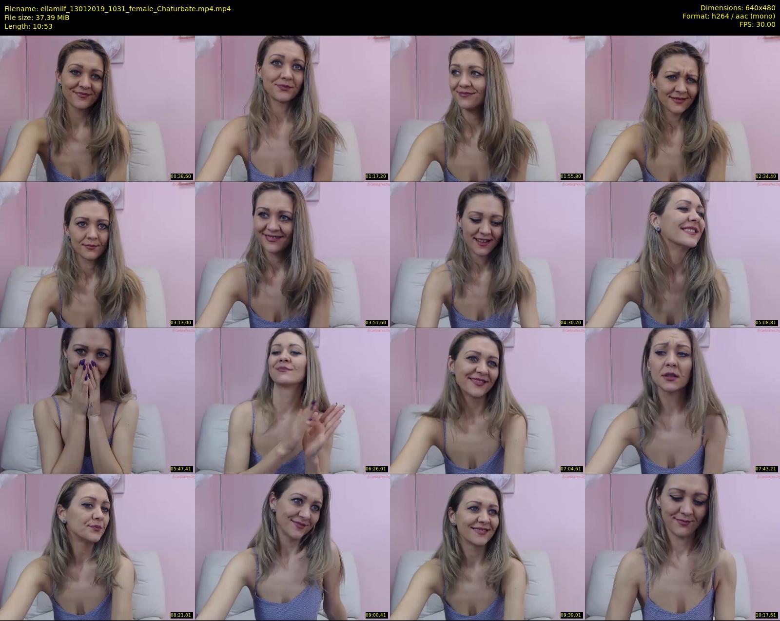 ellamilf — 11 minute Chaturbate female cam show recording, 480p, Jan 13, 2019