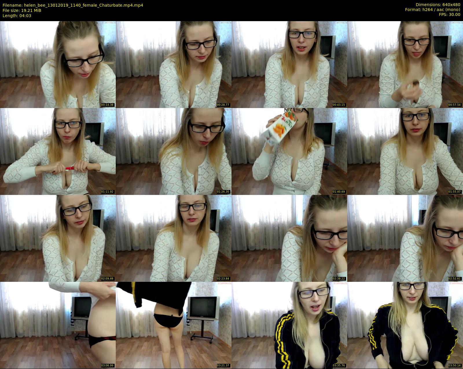 helen_bee — 5 minute Chaturbate female cam show recording, 480p, Jan 13, 2019