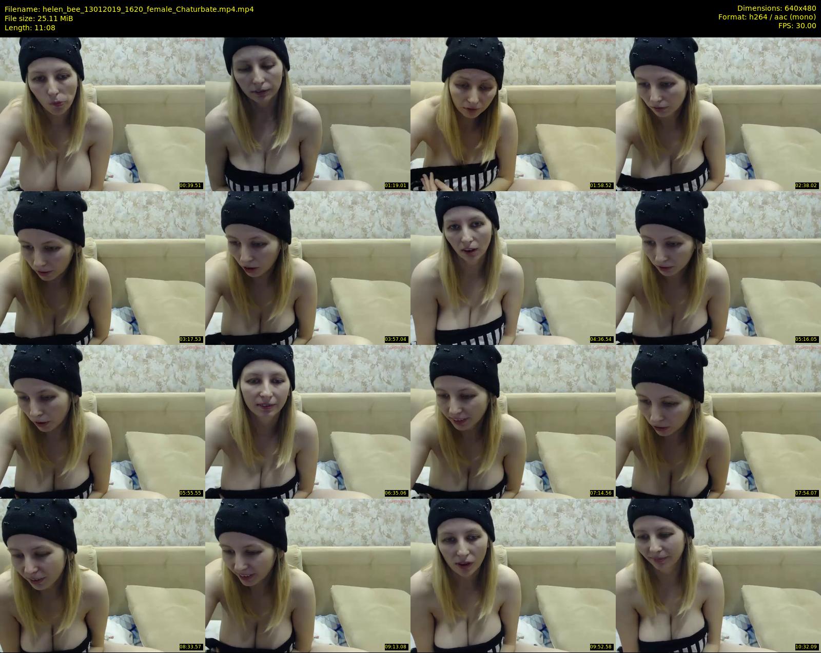 helen_bee — 12 minute Chaturbate female cam show recording, 480p, Jan 13, 2019