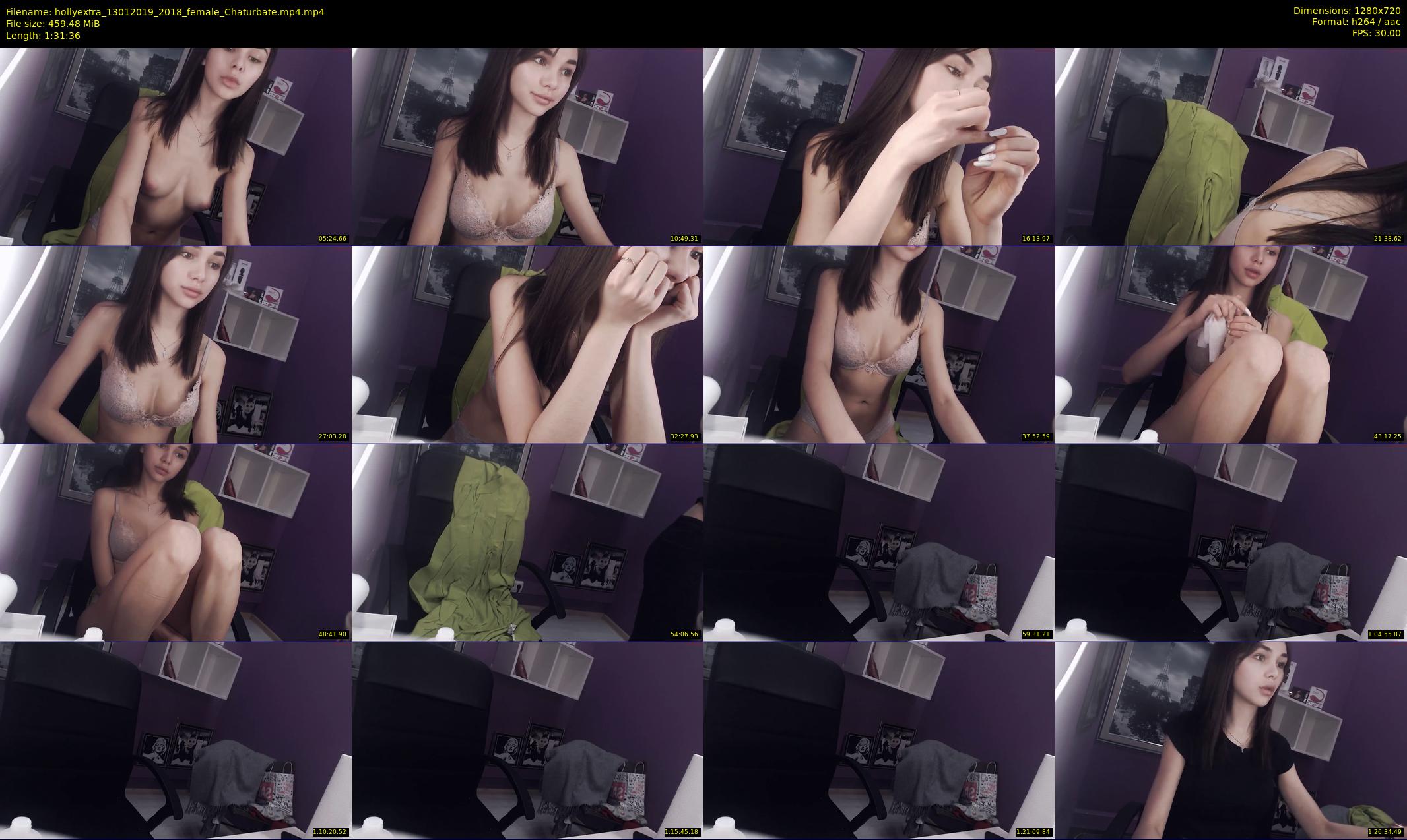 hollyextra — 92 minute Chaturbate female cam show recording, 720p, Jan 13, 2019