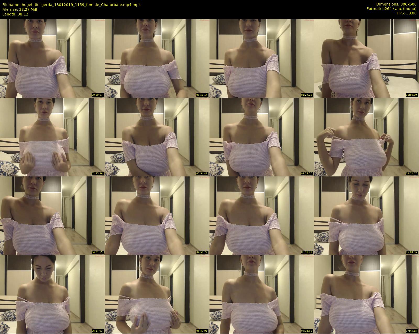 hugetittiesgerda — 9 minute Chaturbate female cam show recording, 480p, Jan 13, 2019