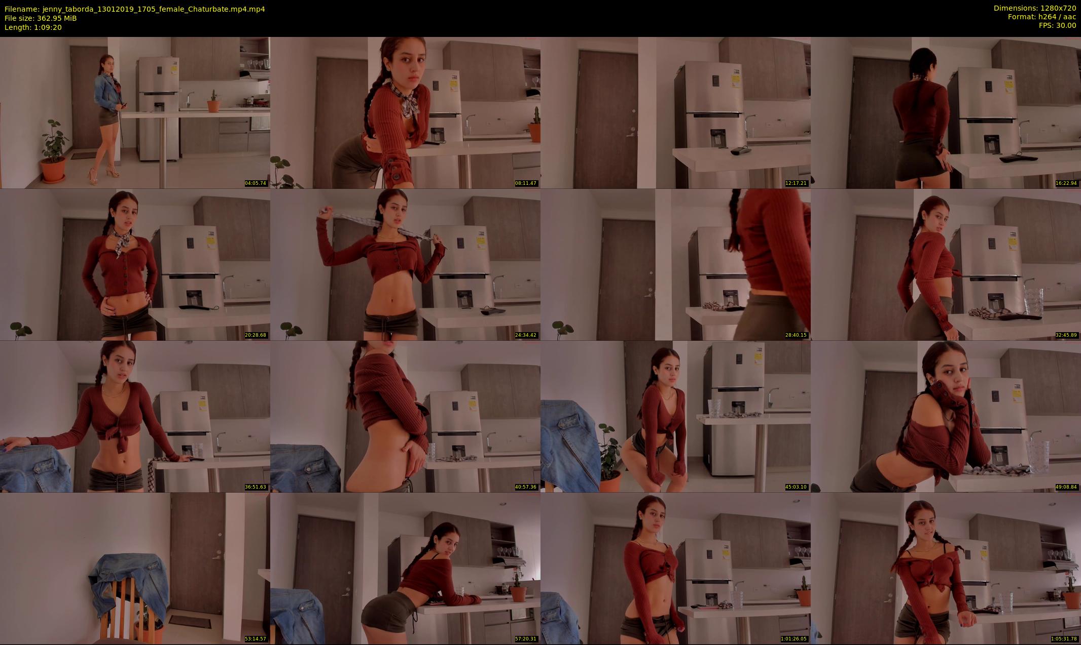 jenny_taborda — 70 minute Chaturbate female cam show recording, 720p, Jan 13, 2019