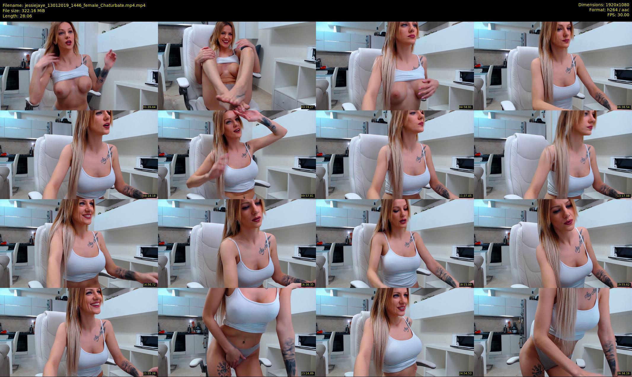 jessiejaye — 29 minute Chaturbate female cam show recording, 1080p, Jan 13, 2019