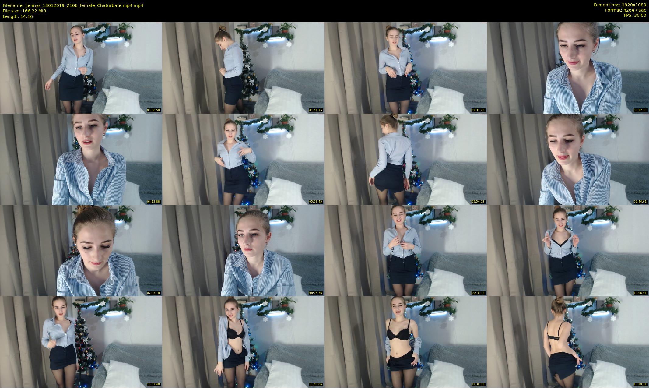 jjennys — 15 minute Chaturbate female cam show recording, 1080p, Jan 13, 2019